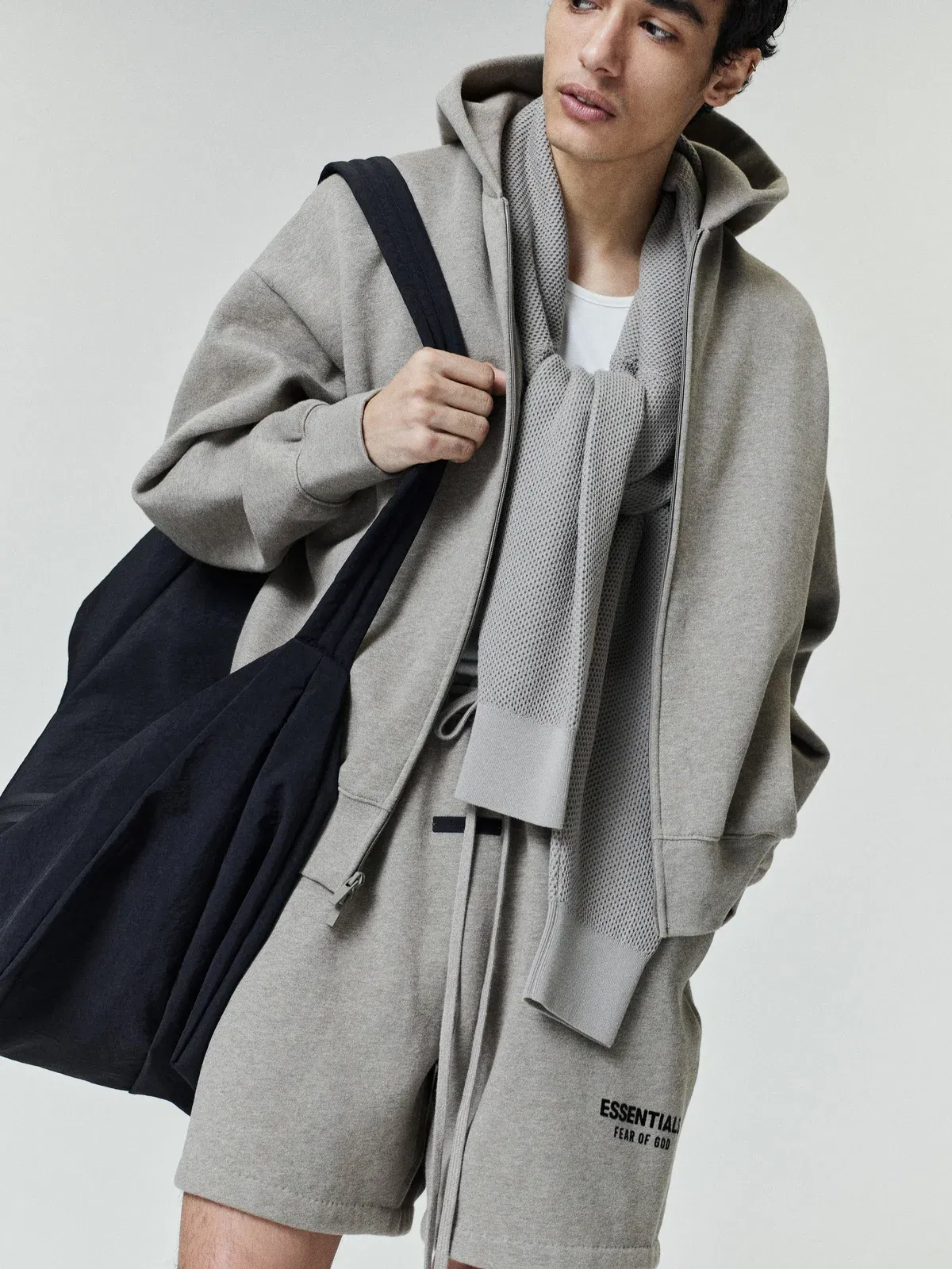 Essentials Essentials Ss26 Classic Zip-Up Hoodie Homestead Heather