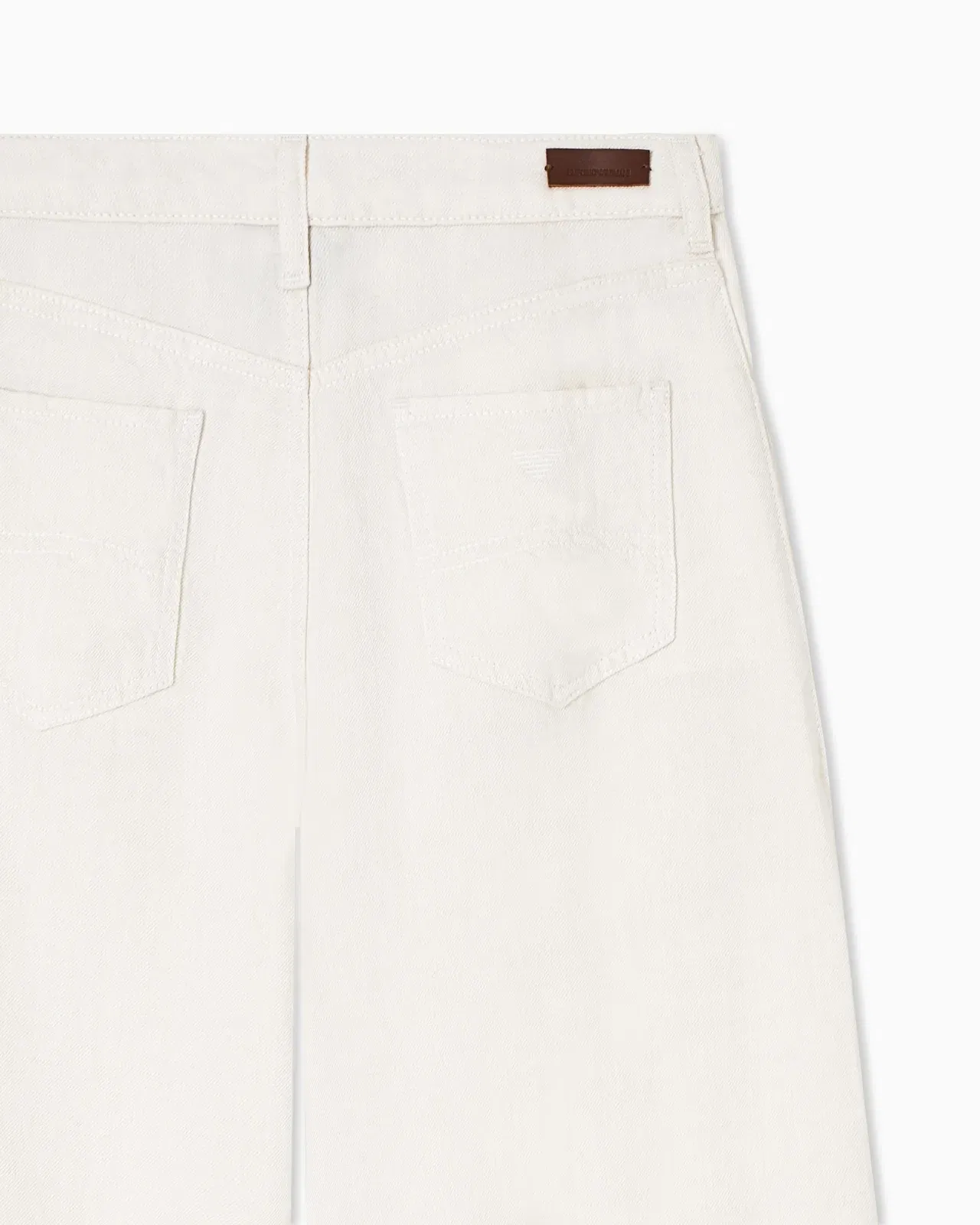 Emporio Armani J3F garment-dyed linen and Lyocell trousers