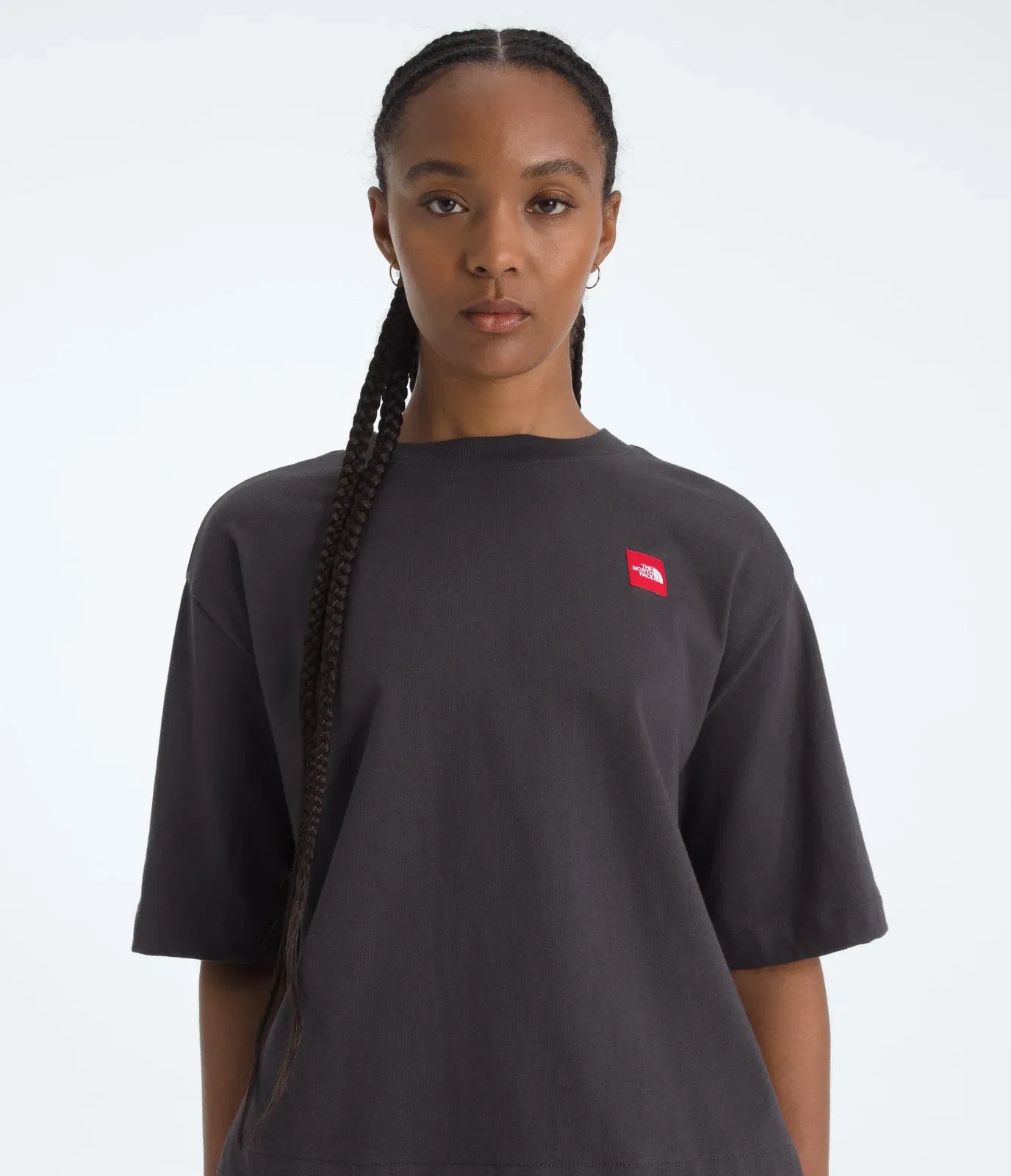 The North Face Women’s TNF™ Red Box Short-Sleeve Boxy Tee Obsidian