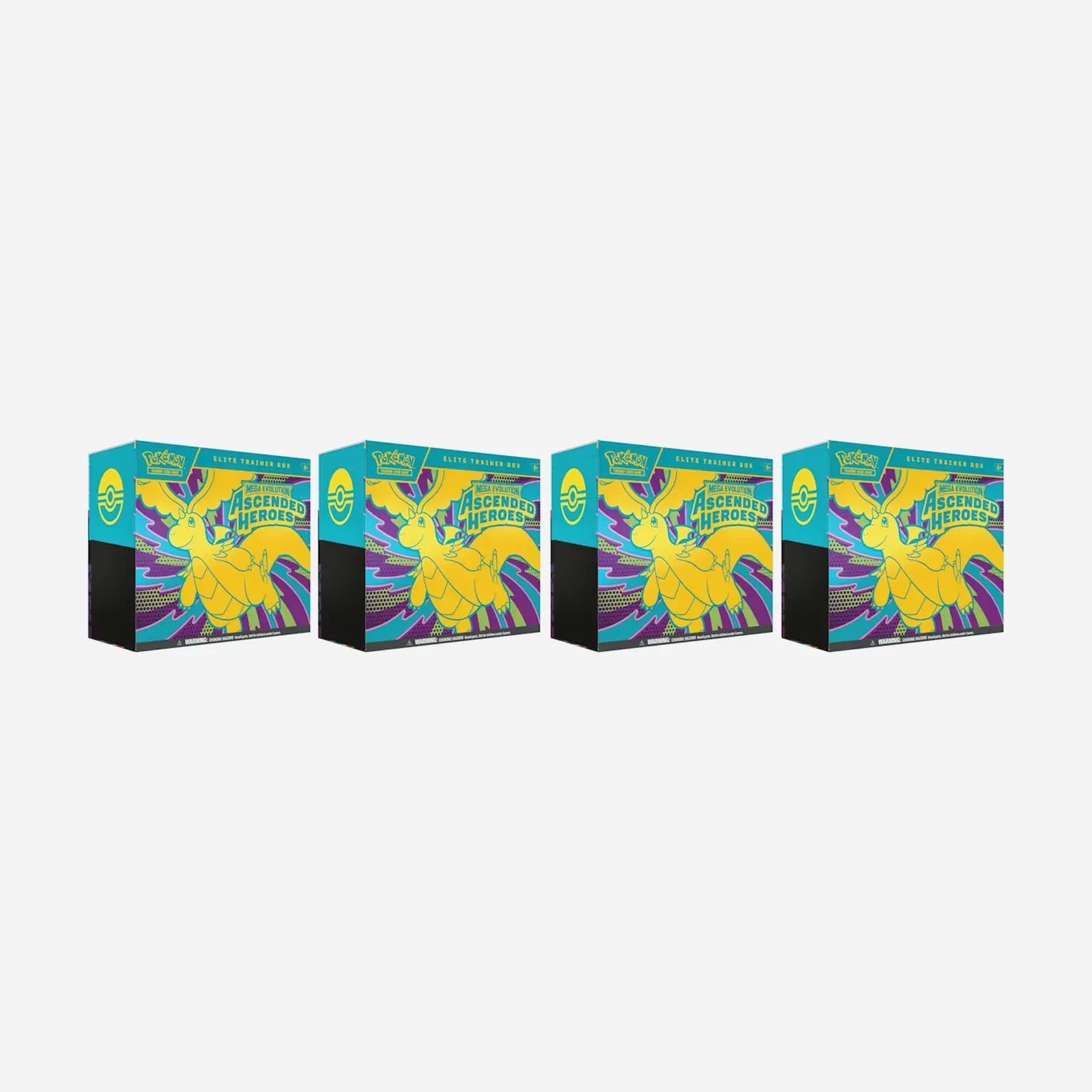 2026 Pokemon Mega Evolution Ascended Heroes Elite Trainer Box 4X Lot
