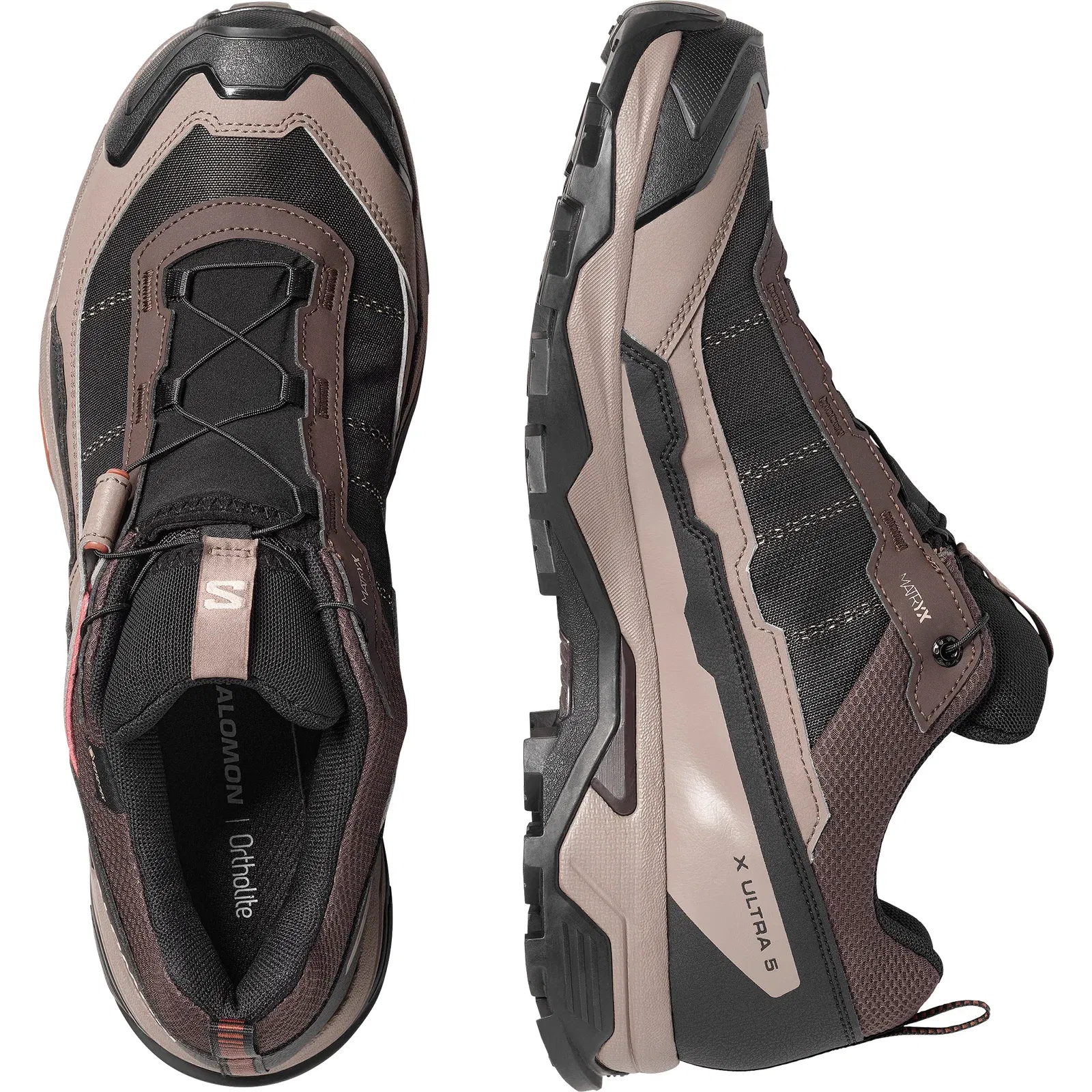 Salomon X Ultra 5 Gore-Tex Hiking & Backpacking Shoes Black Coffee