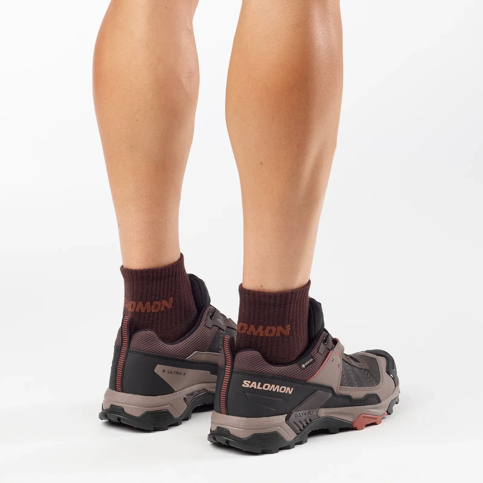 Salomon X Ultra 5 Gore-Tex Hiking & Backpacking Shoes Black Coffee
