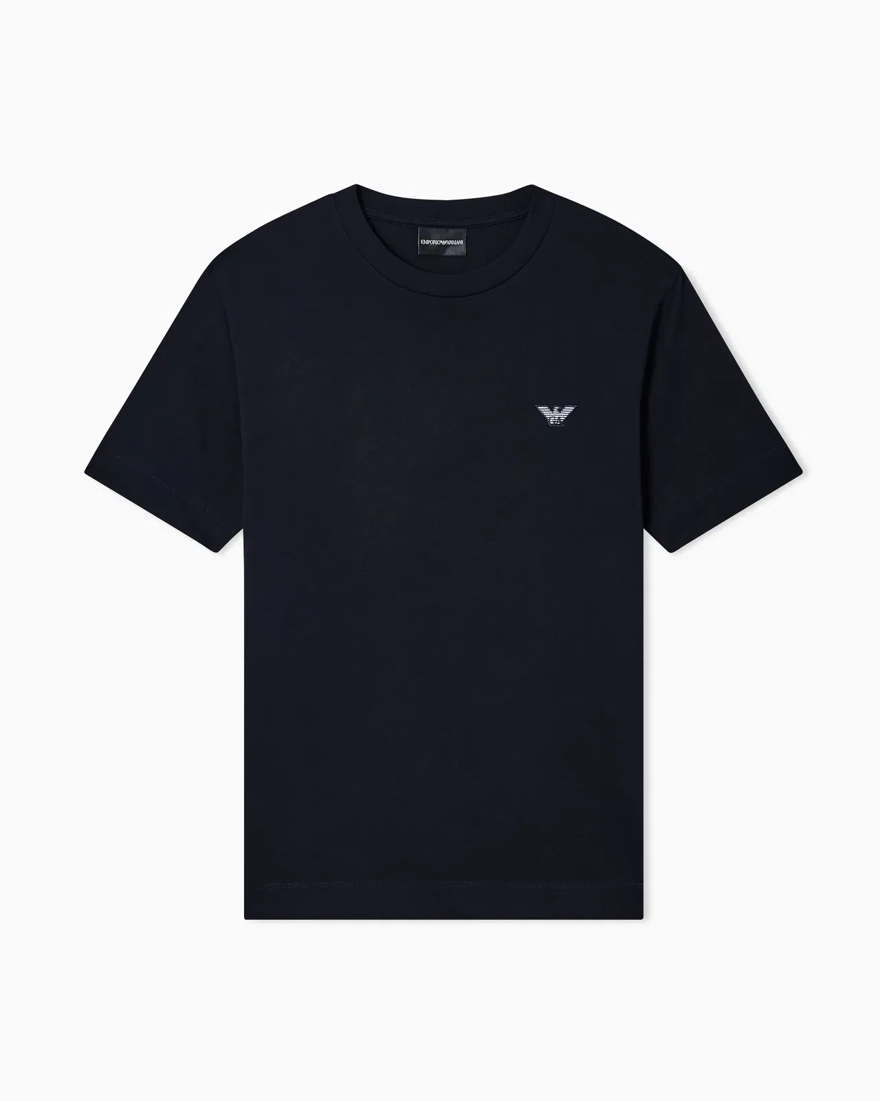 Emporio Armani Slim-fit T-shirt in heavy jersey