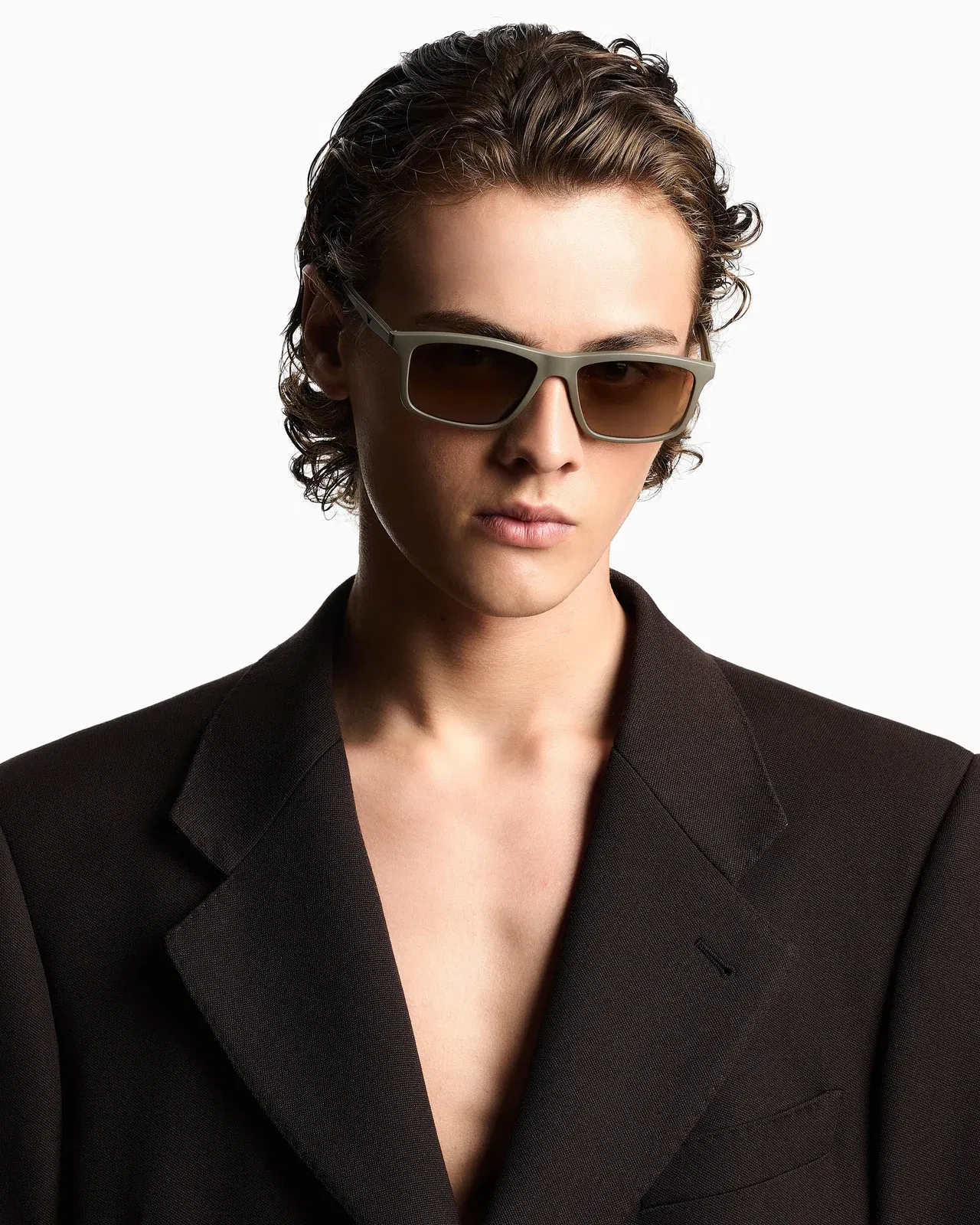 Emporio Armani Men’s pillow sunglasses