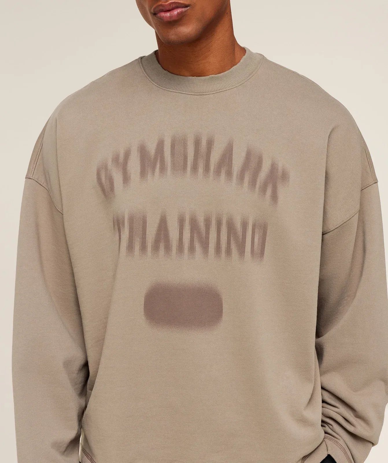 Gymshark Re-Rack Crew Neck Pullover Lifestyle Brown