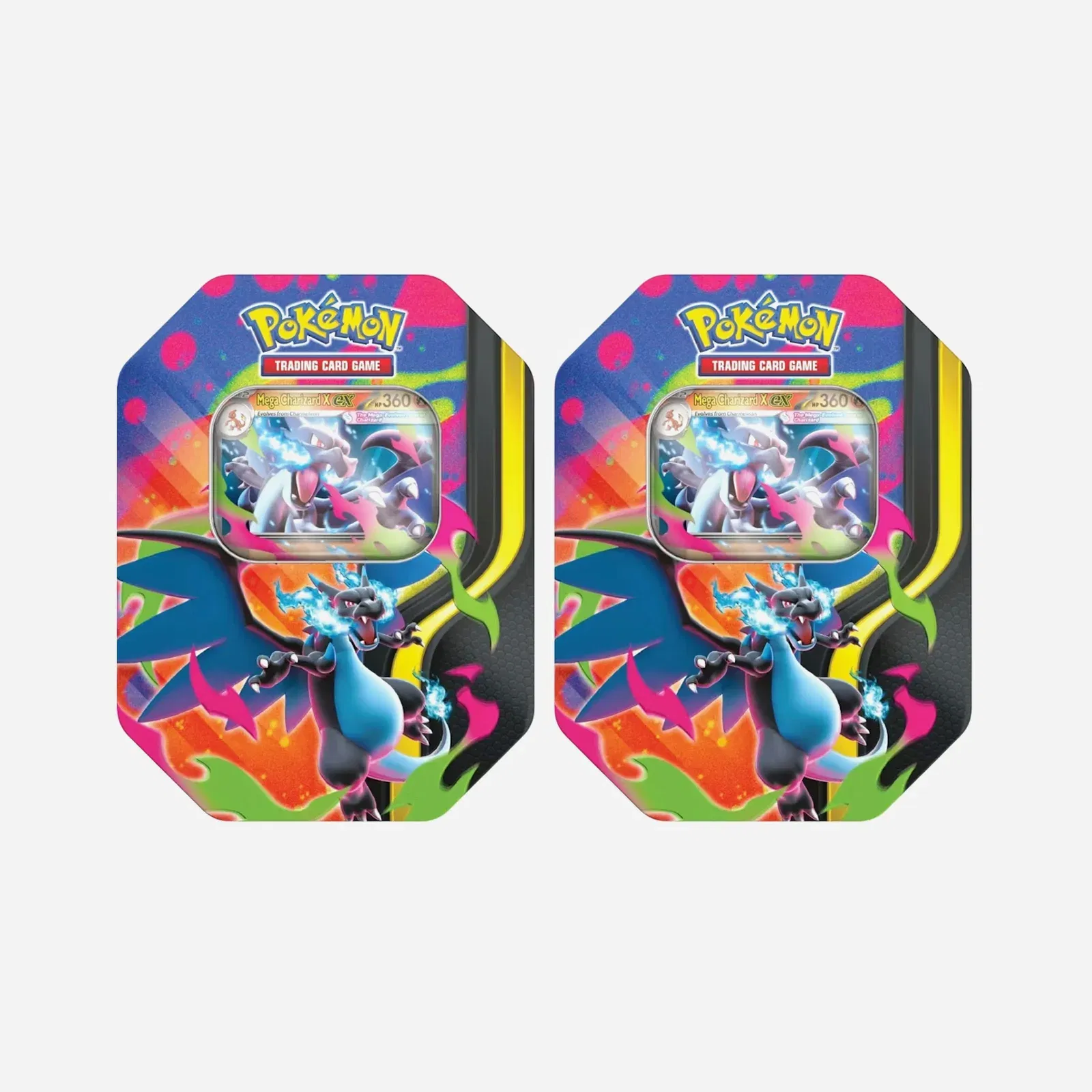 2026 Pokemon Mega Charizard X Ex Tin 2X Lot