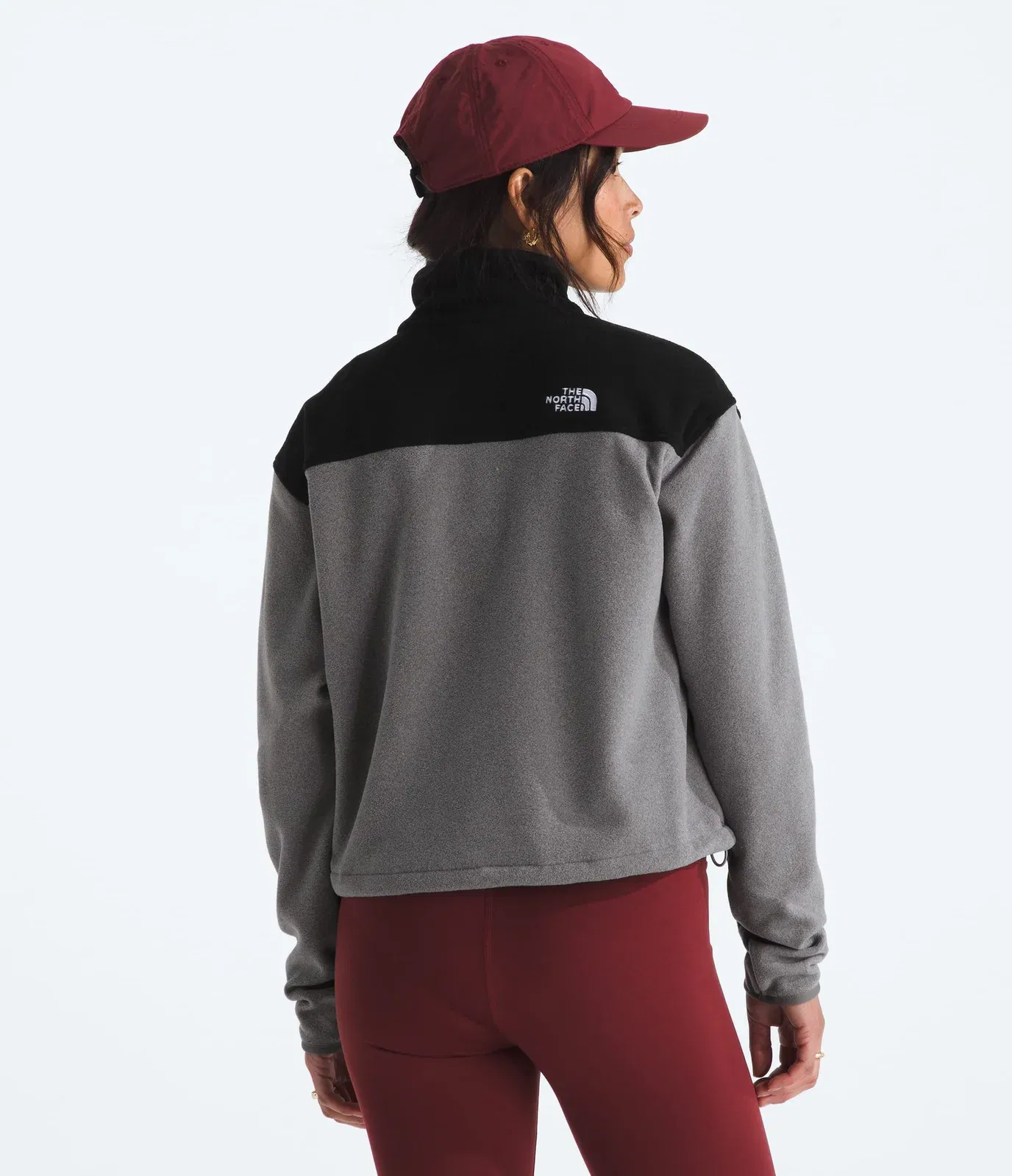 The North Face Women’s Glacier Fleece ½-Zip Short Jacket TNF Mid Grey Heather