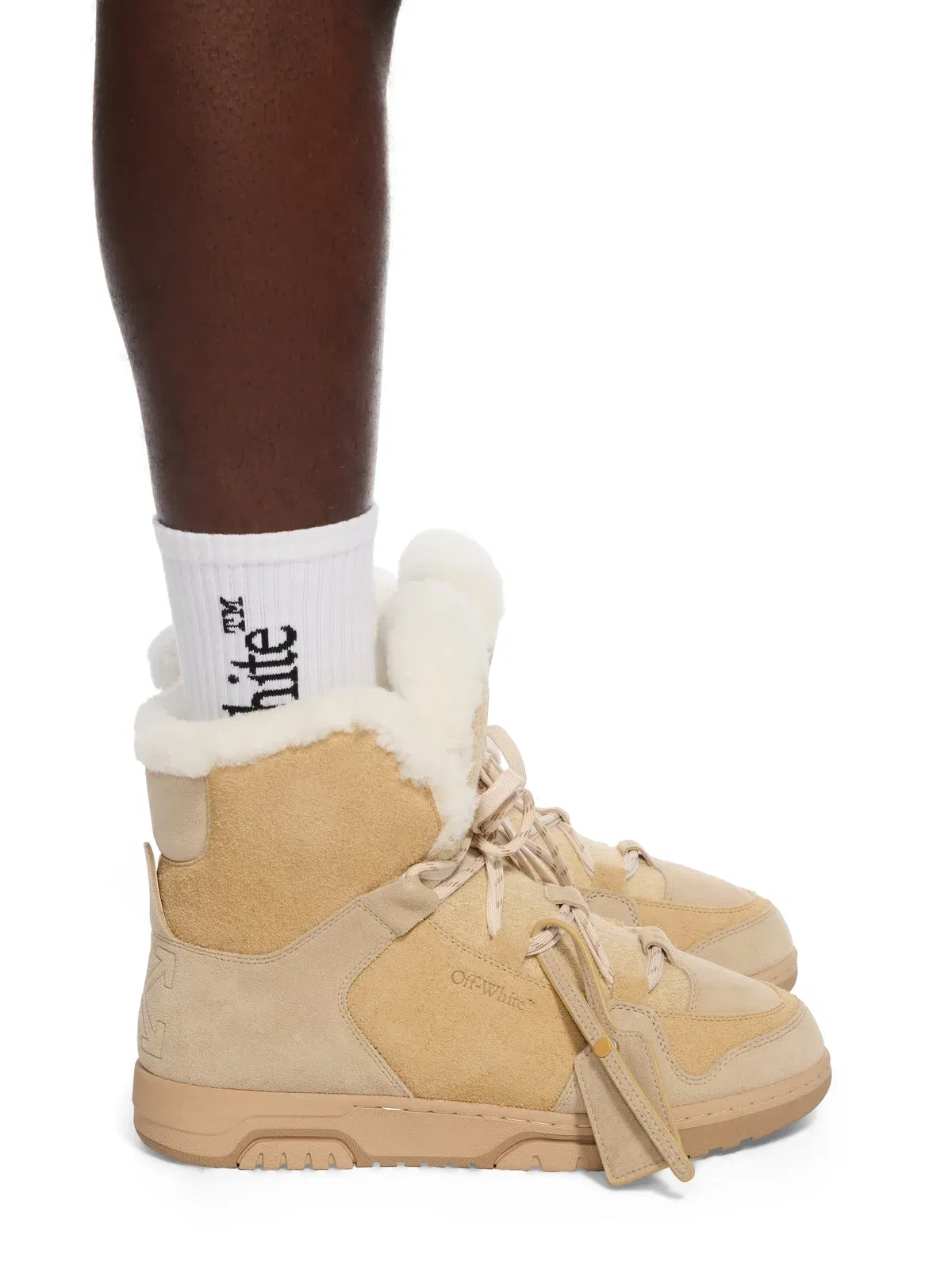 Off-White Winter Boots Beige