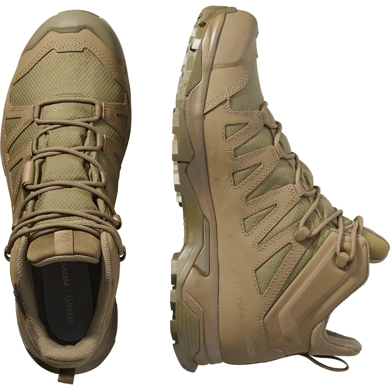 Salomon X Ultra Forces Mid Gore-Tex Forces Shoes Coyote Brown