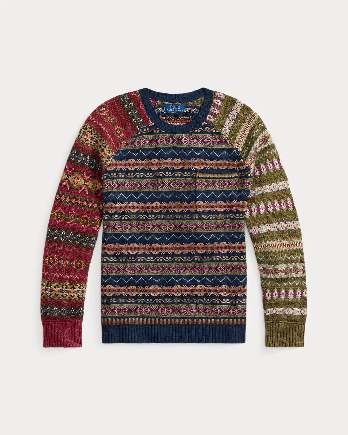 Ralph Lauren ColorBlocked Fair Isle Sweater