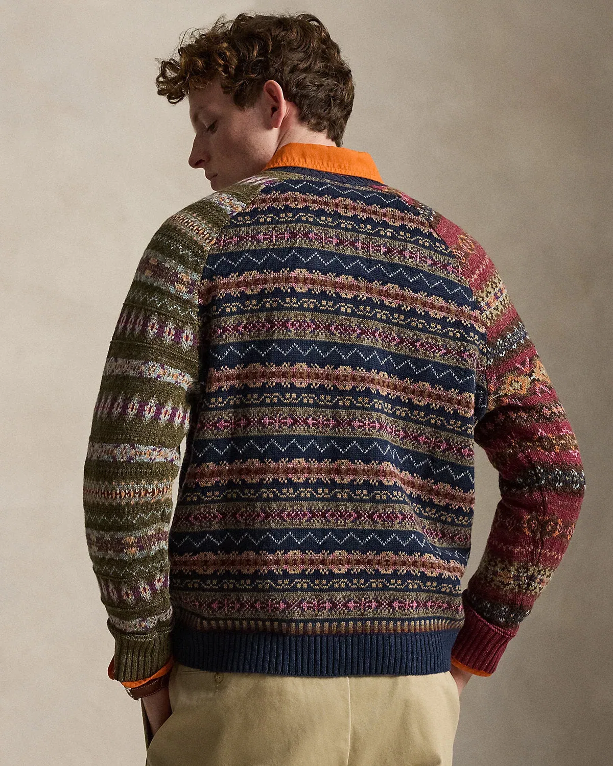 Ralph Lauren ColorBlocked Fair Isle Sweater
