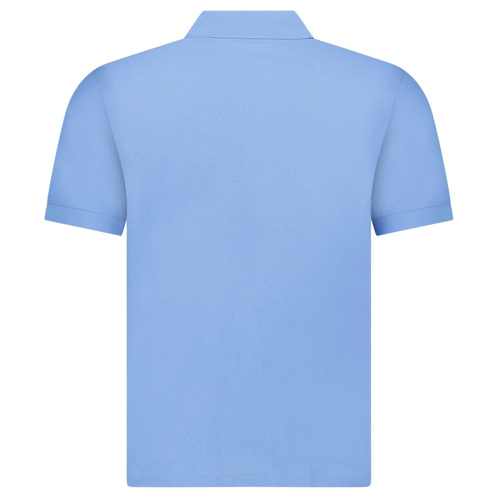 Burberry ‘Hartford’ Zip Check Polo Blue