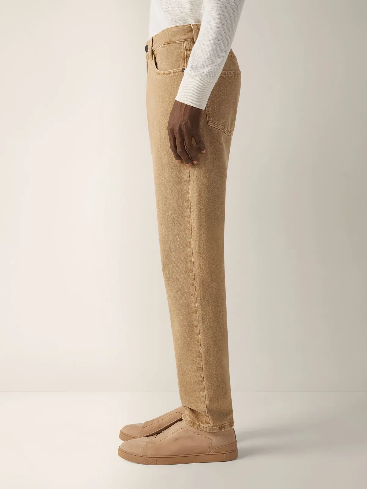 Zegna Beige Cotton Roccia Pants