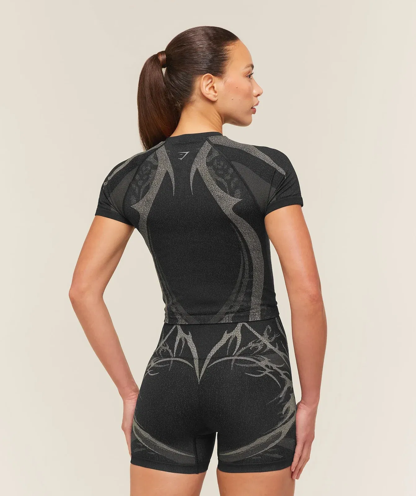 Women's Gymshark Storm Seamless Short Sleeve Top Black