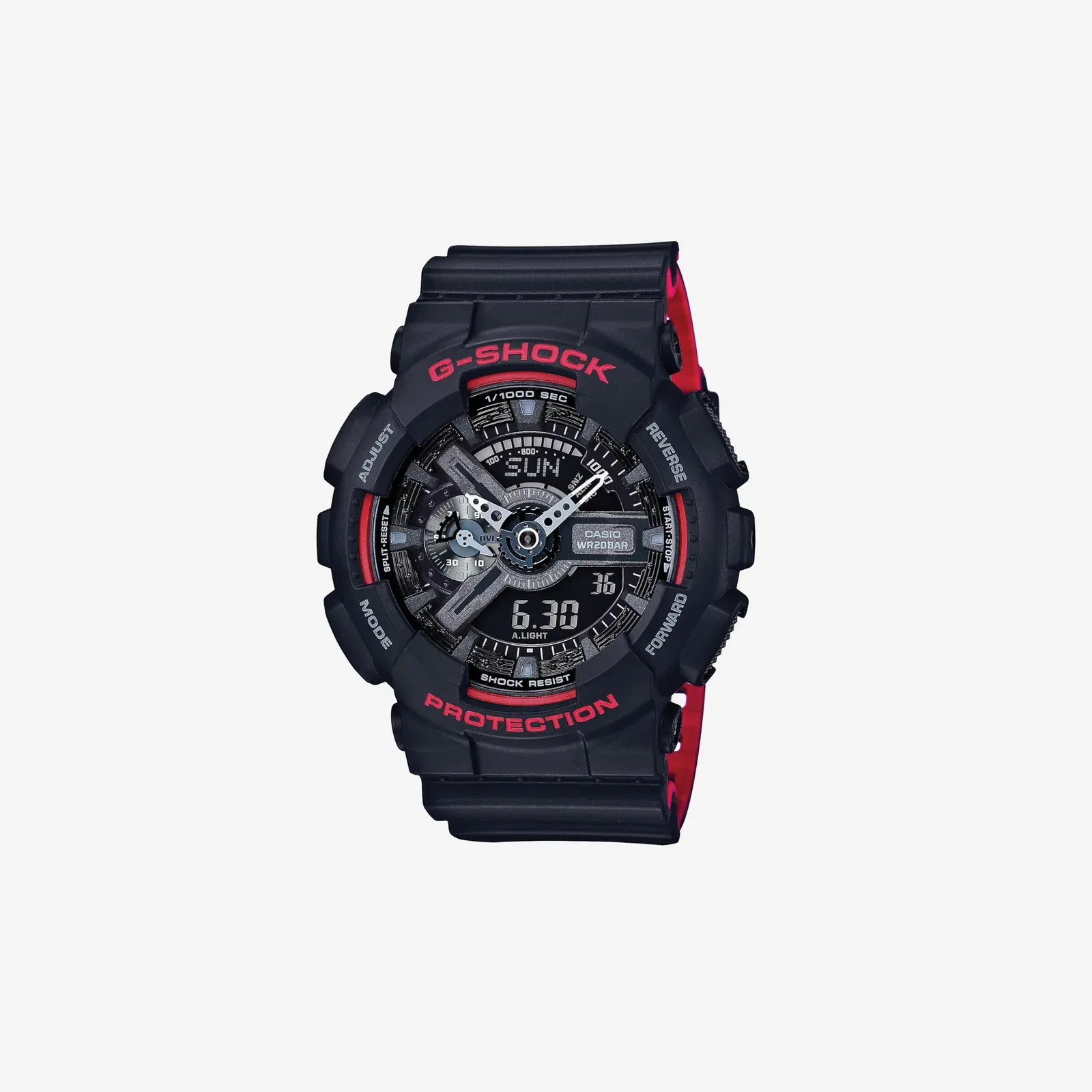 Casio G-Shock GA-110HR-1C Black Resin Strap Analog-Digital Watch