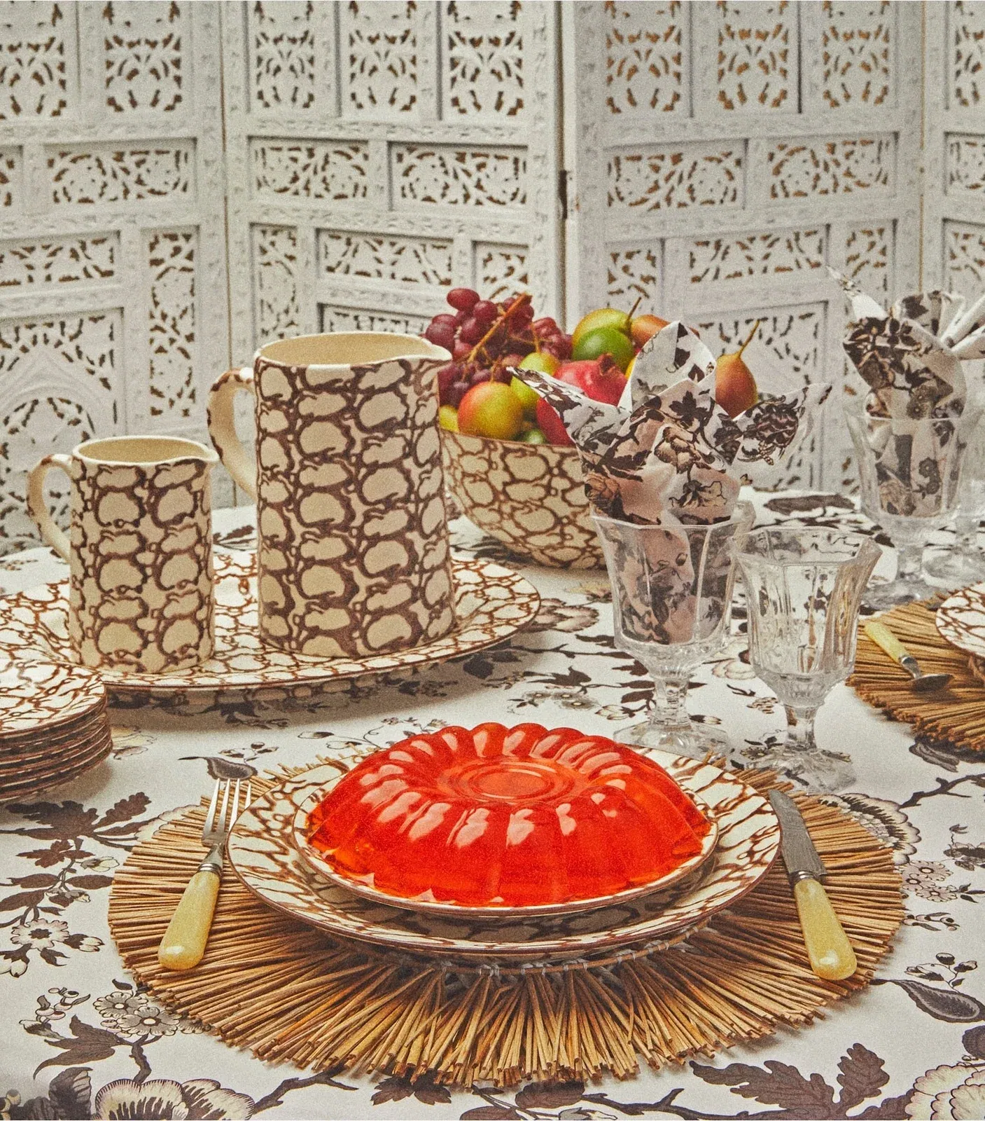 Happy Times Bouquet Square Tablecloth, 70" x 70"