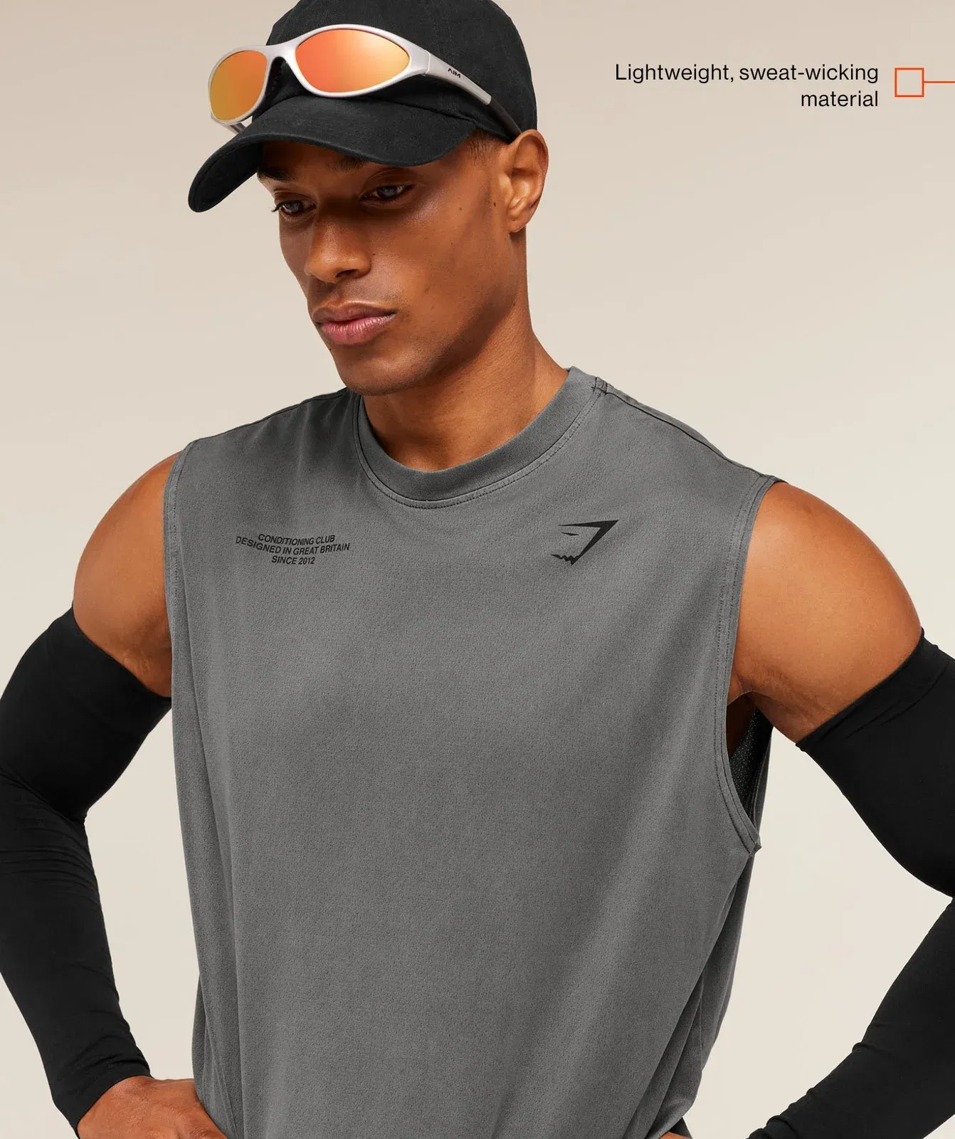 Gymshark Conditioning Club Washed Tank Black
