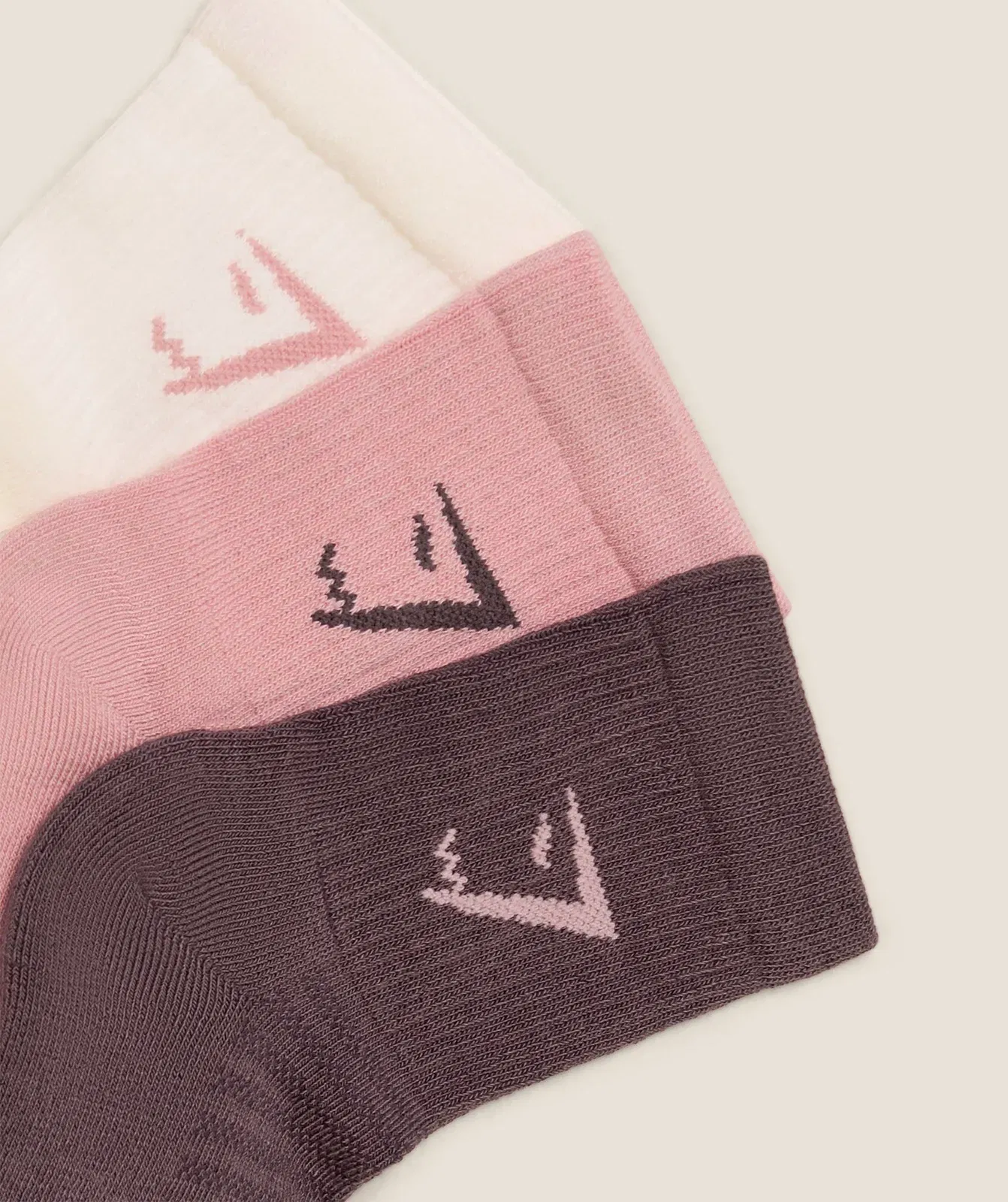 Women's Gymshark Midi Socks 3Pk Soft White