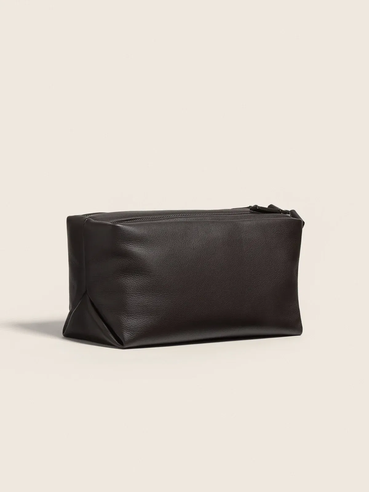Zegna Dark Brown Secondskin Softy Pouch