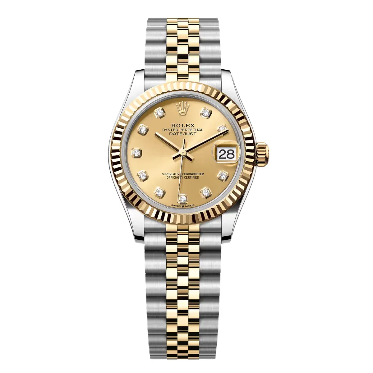Rolex Datejust 31 Oyster, 31 mm, Oystersteel and yellow gold Ref. 278273