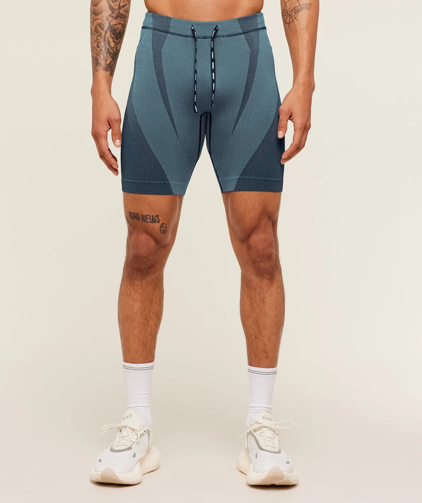Gymshark Seamless Running Half Tight Stealth Blue