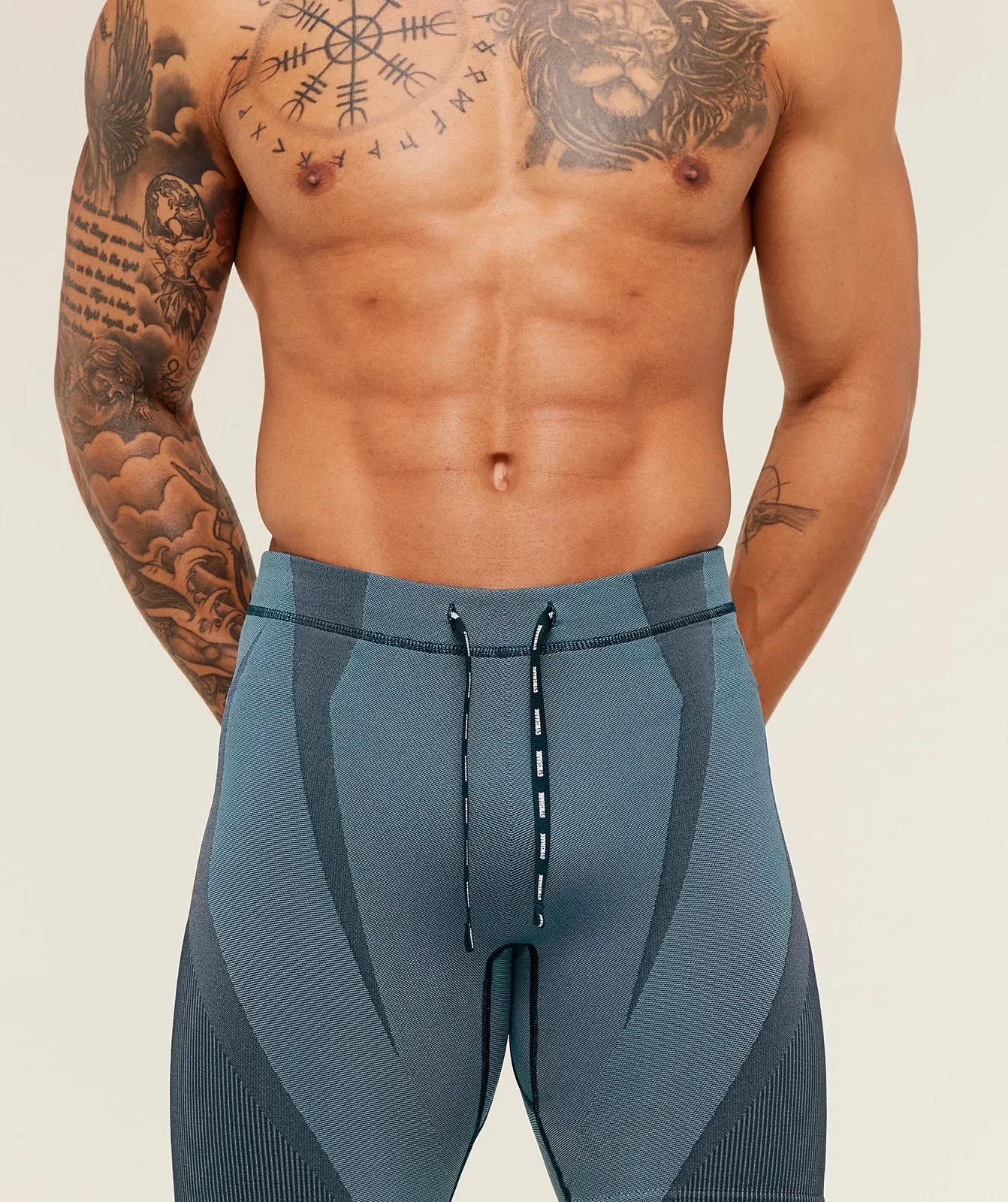 Gymshark Seamless Running Half Tight Stealth Blue