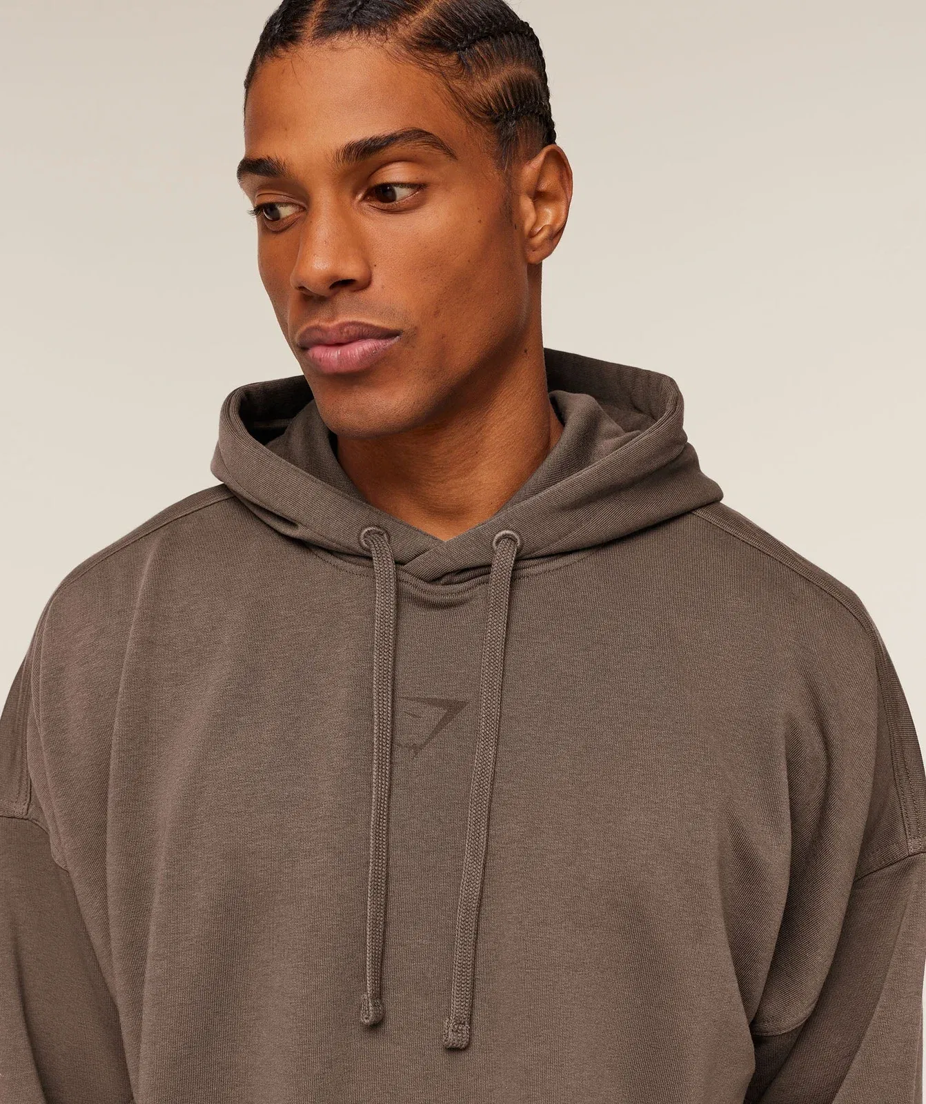 Gymshark Power Oversized Hoodie Soft Brown