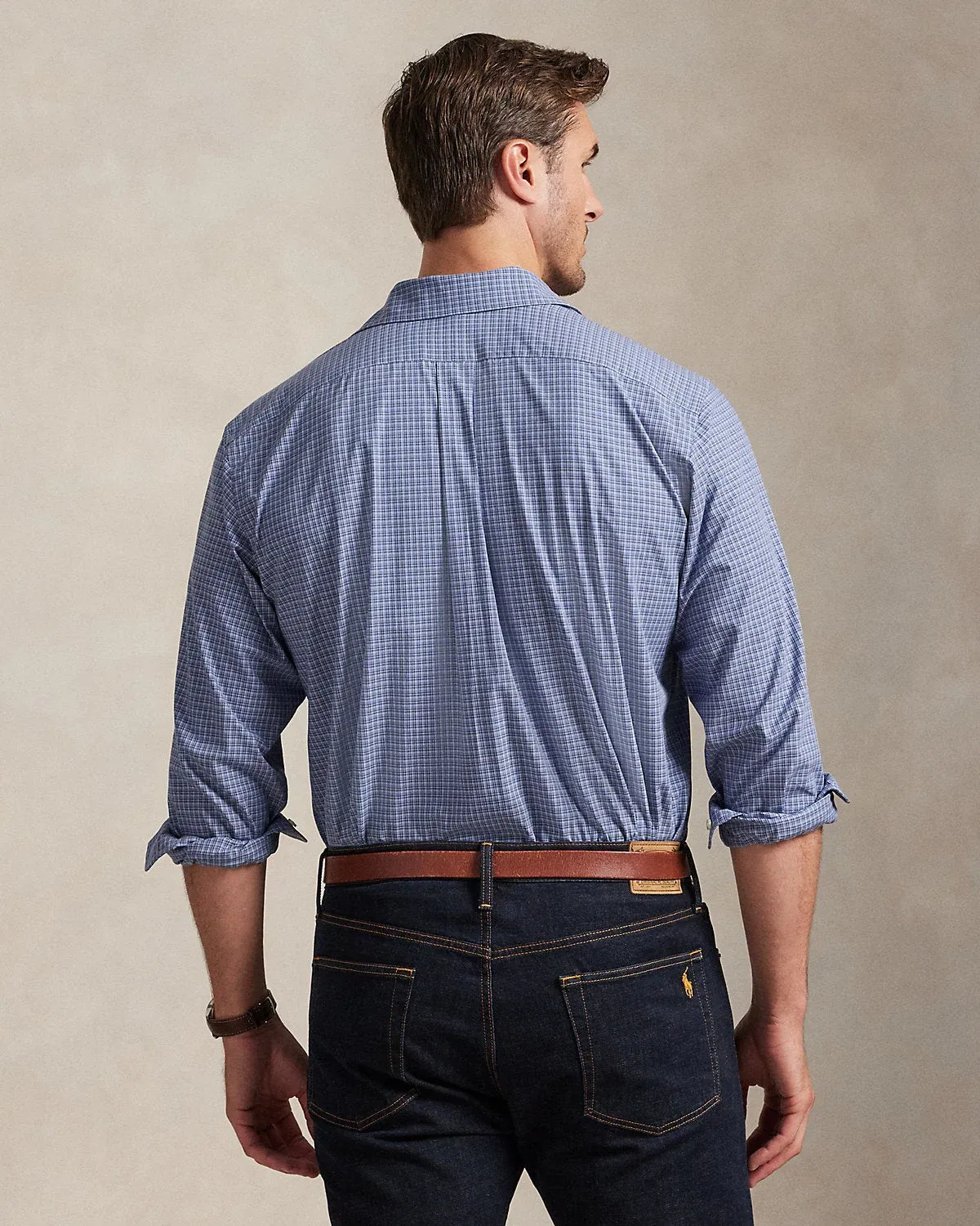 Ralph Lauren Checked Stretch Poplin Shirt