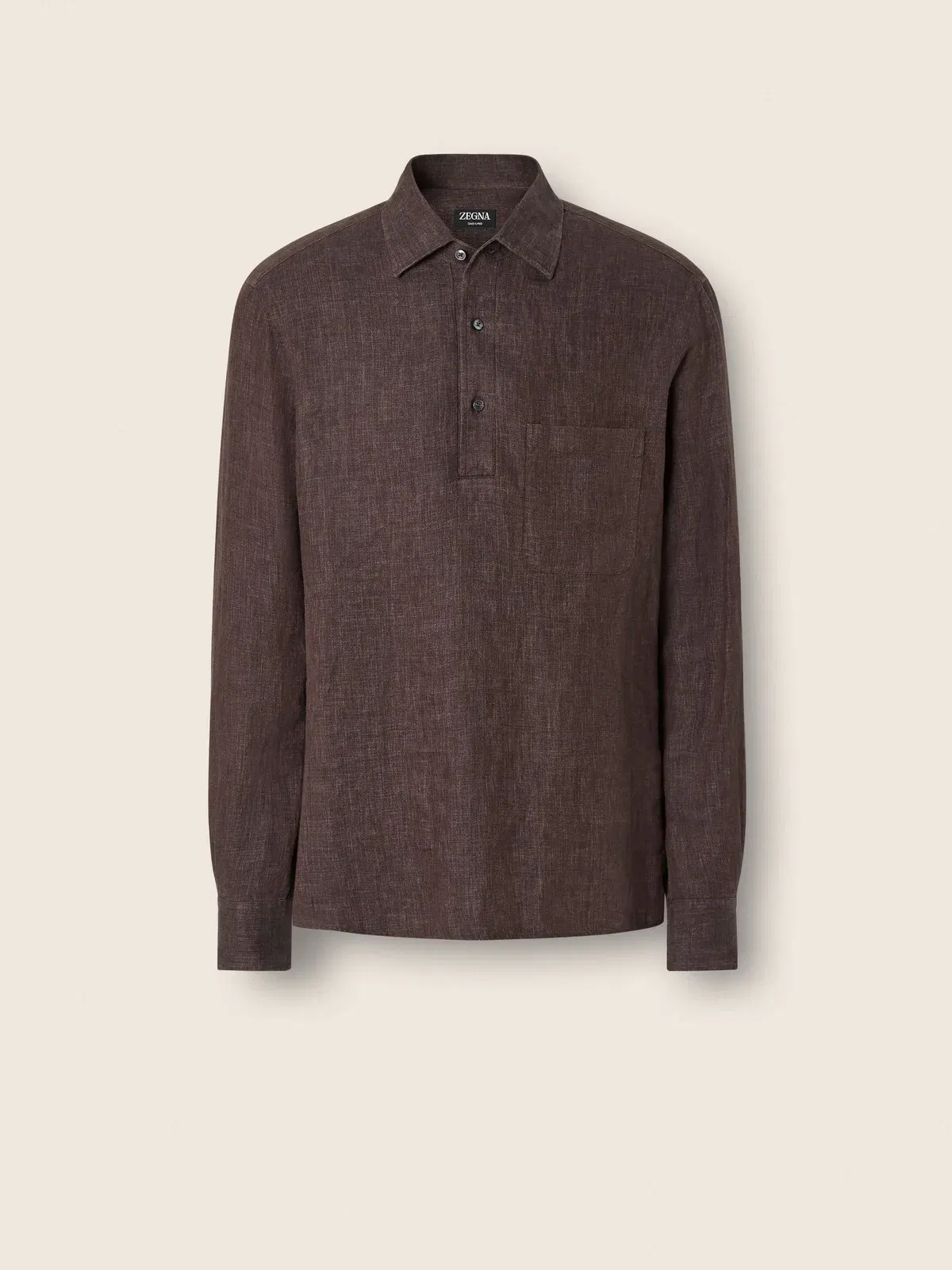 Zegna Oasi Lino Polo Shirt