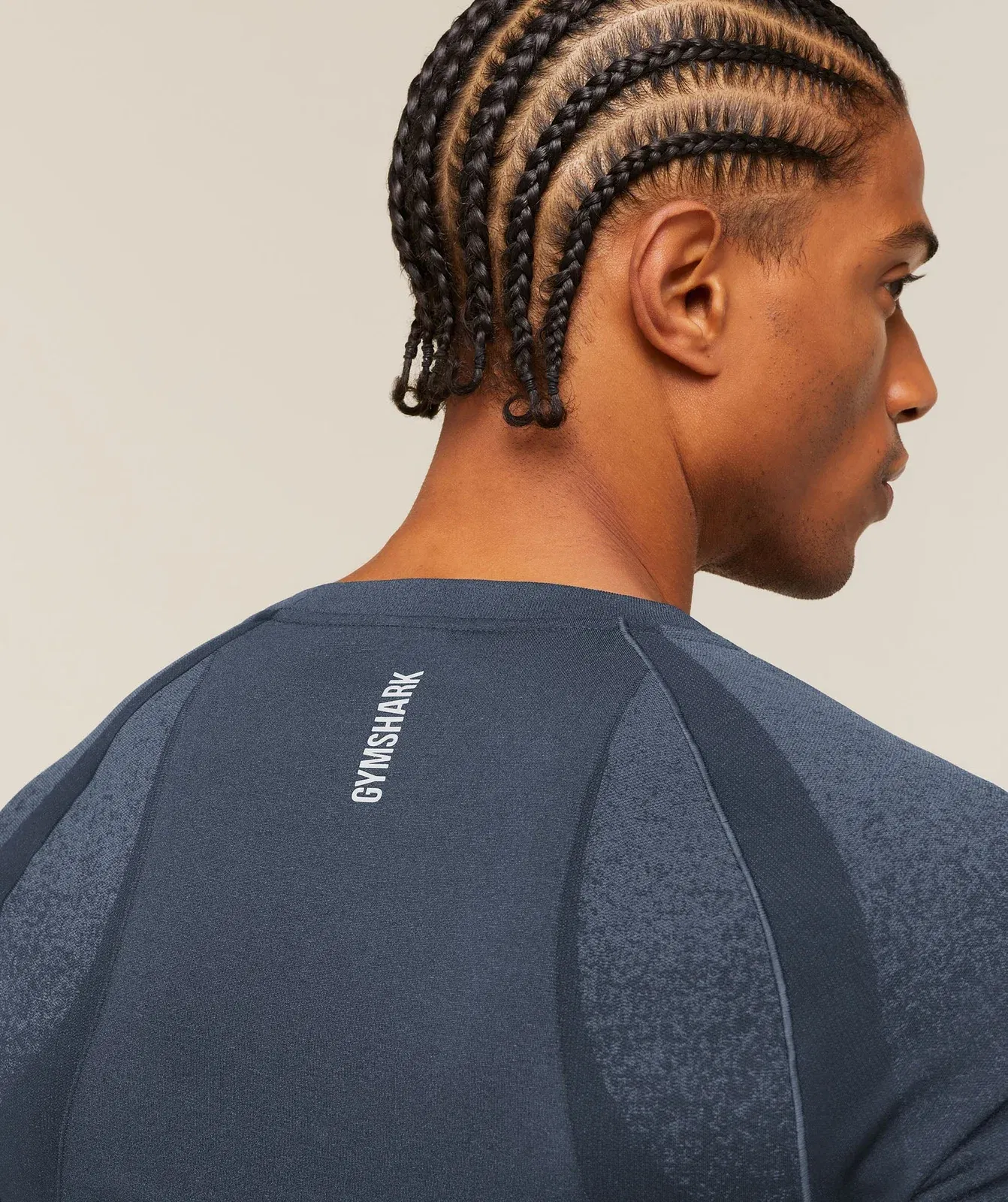 Gymshark Shadow Seamless T-Shirt Heavy Blue