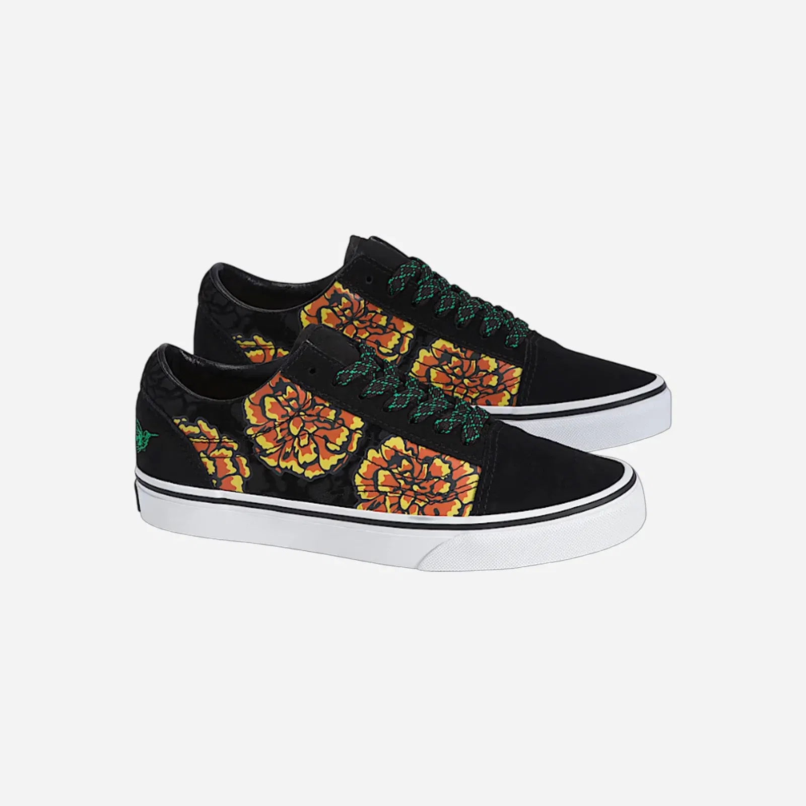 Vans Old Skool Dia de los Muertos Black Yellow Orange