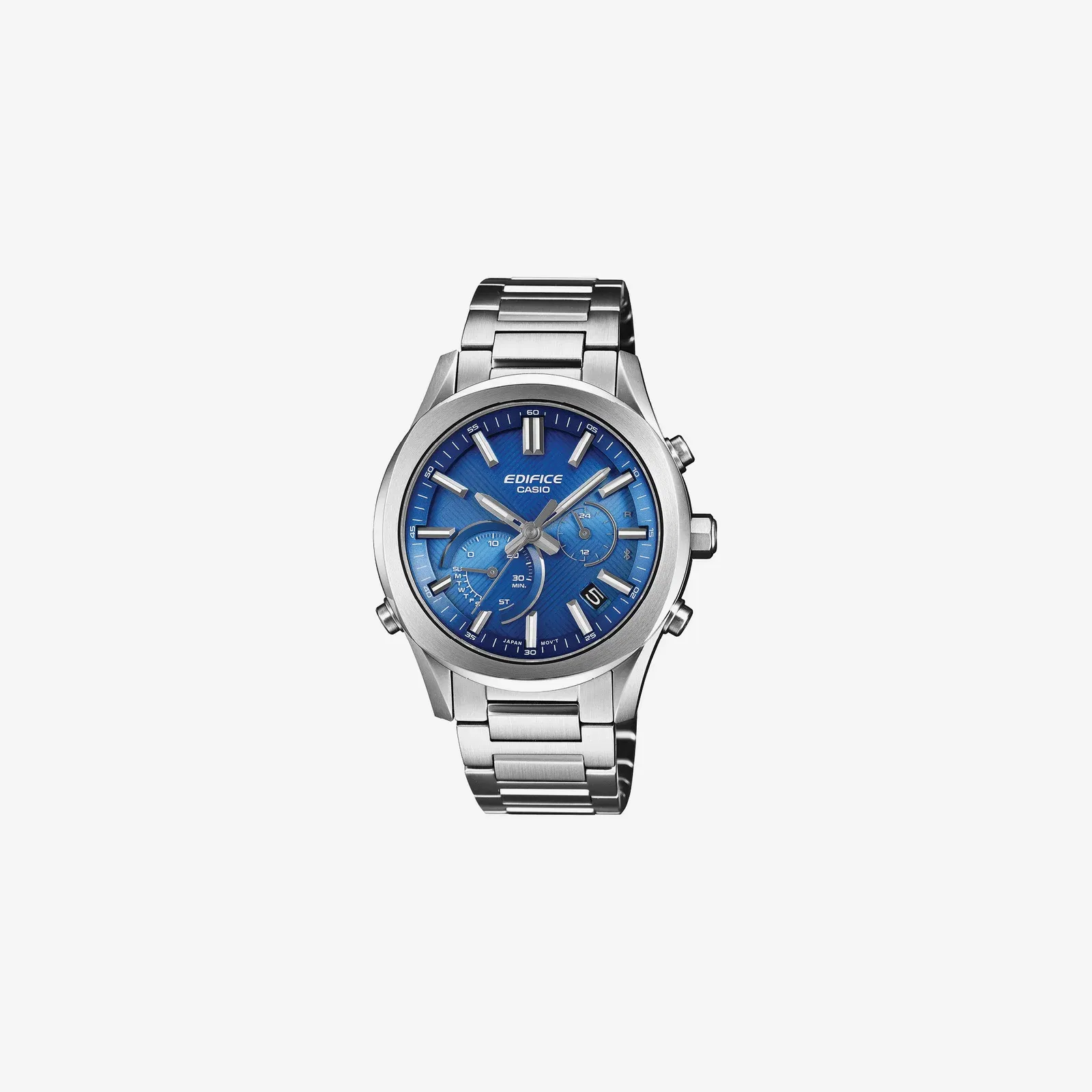 Casio Edifice EQB-1300D-2ADF Quartz Blue Dial Analog Stainless Steel Watch