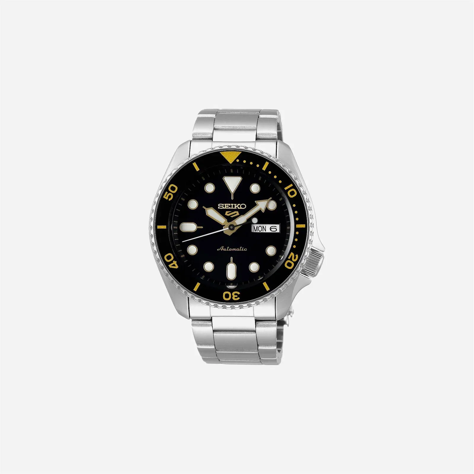 Seiko 5 Sports Automatic Watch Black Dial Stainless Steel Watch - SRPD57K1