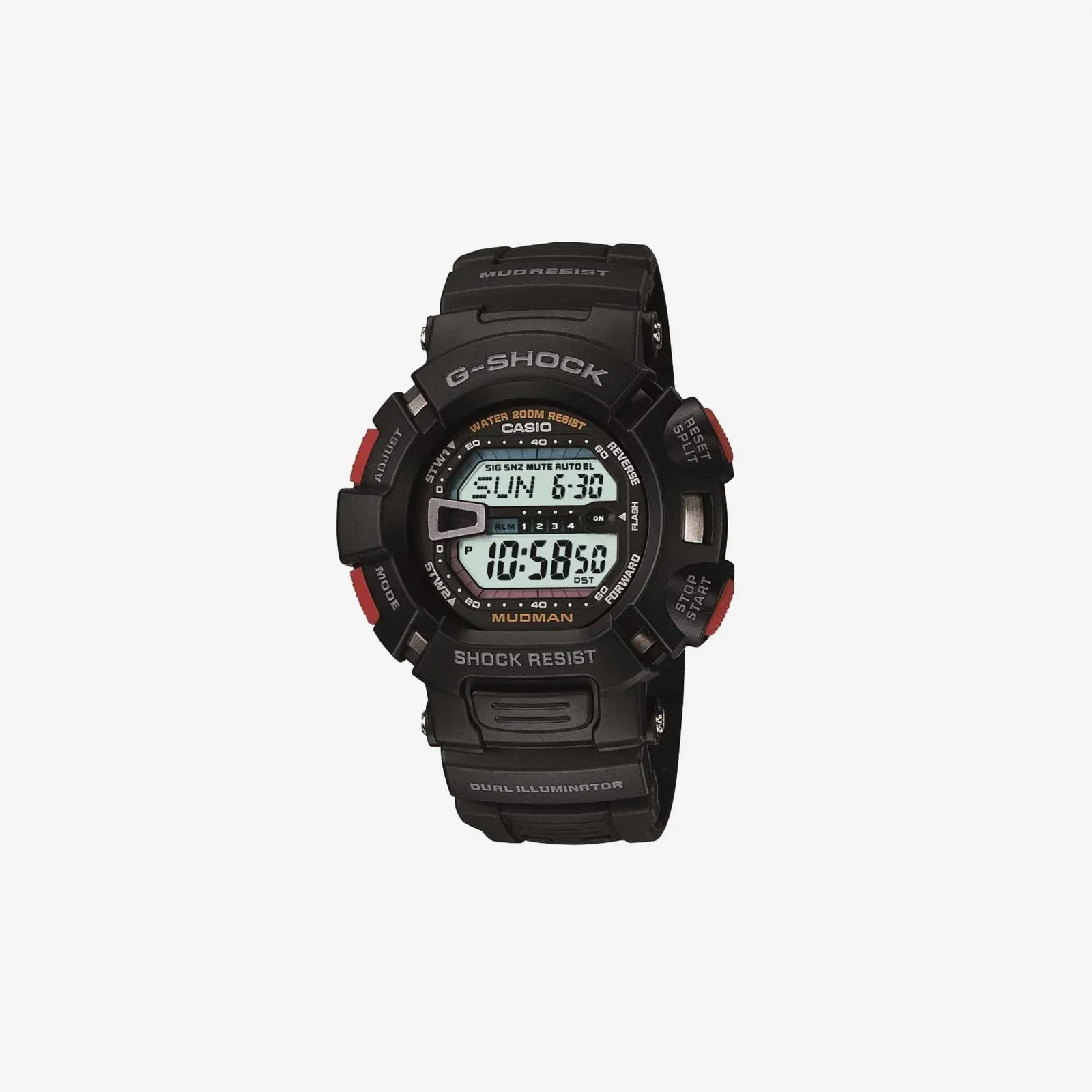 Casio G-Shock G9000-1V Mudman Super Dual Illuminator Quartz Digital Watch