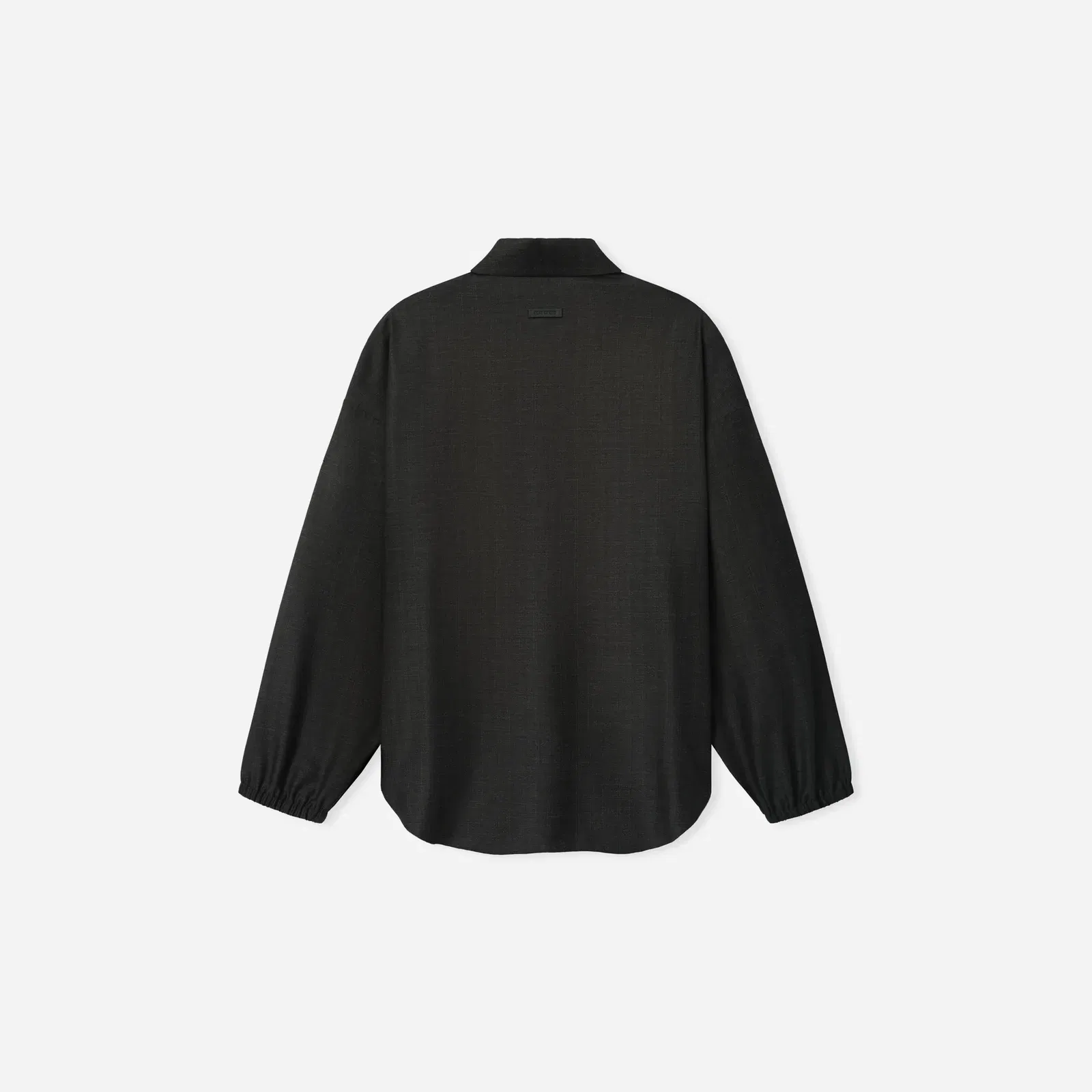 Fear Of God Grey Striped Wool Elastic Cuff Shirt