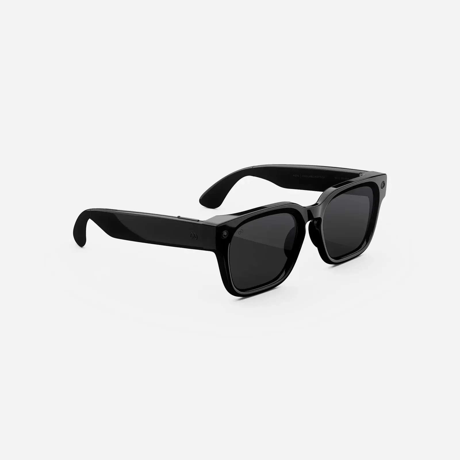 Meta AI Glasses Fury Classic Black Clear to Grey Transitions Lens