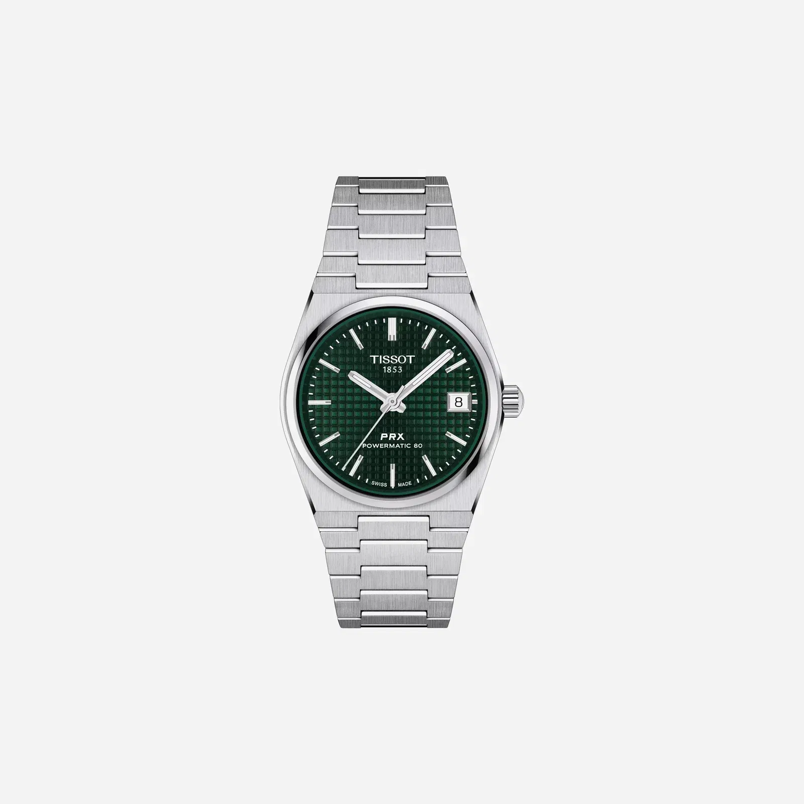 Tissot PRX Powermatic 80 35mm Green Dial Silver Stainless Steel Watch