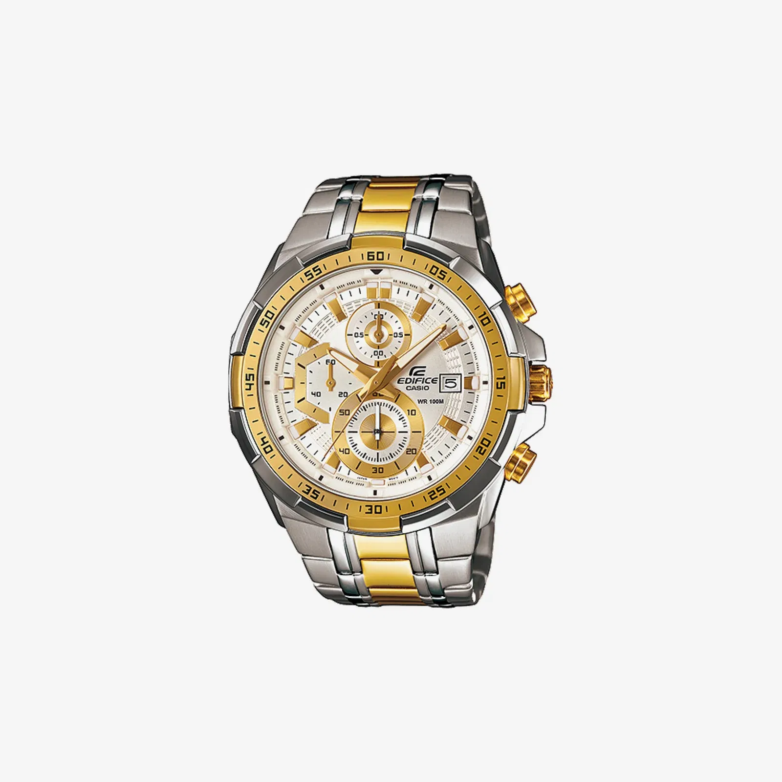 Casio Edifice EFR-539SG-7AVUDF Quartz White Dial Chronograph Stainless Steel Watch