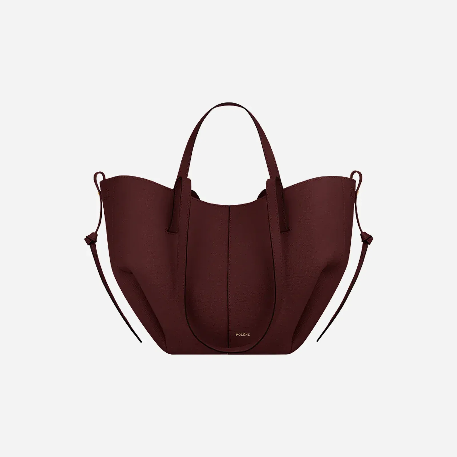 Polene Cyme Mini Textured Black Cherry