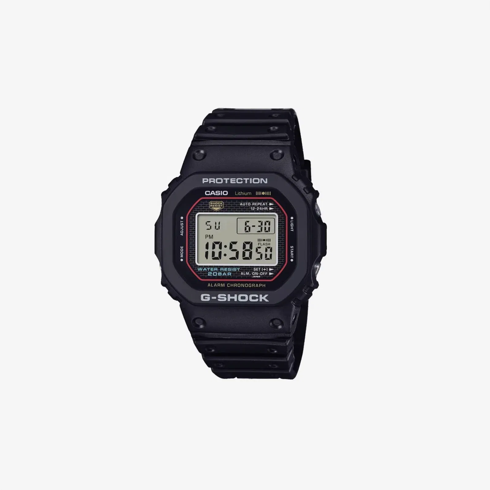 Casio DW-5000R-1AER Black Resin Digital Watch