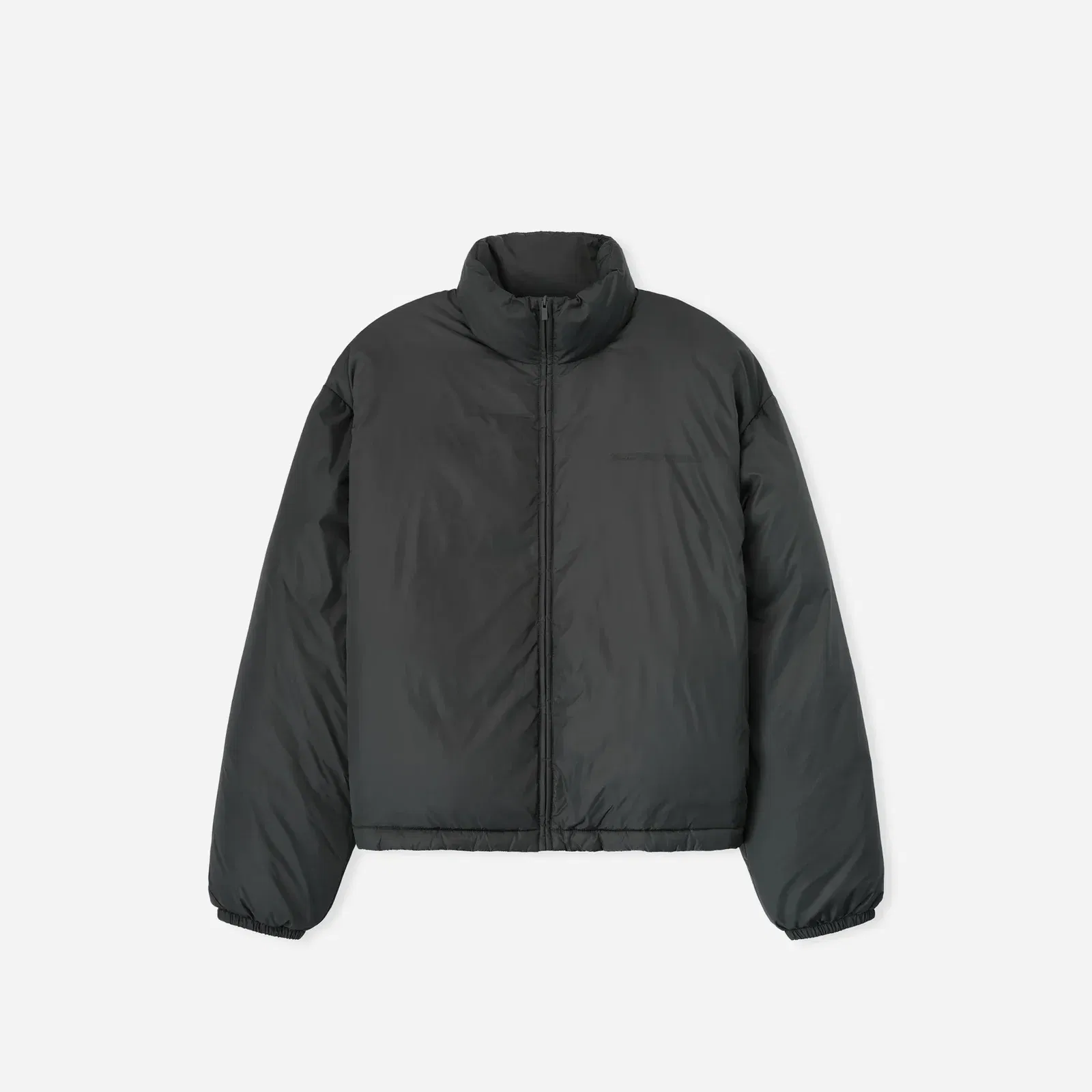 Fear Of God Essentials Ripstop Nylon Puffer Jacket Iron Grey