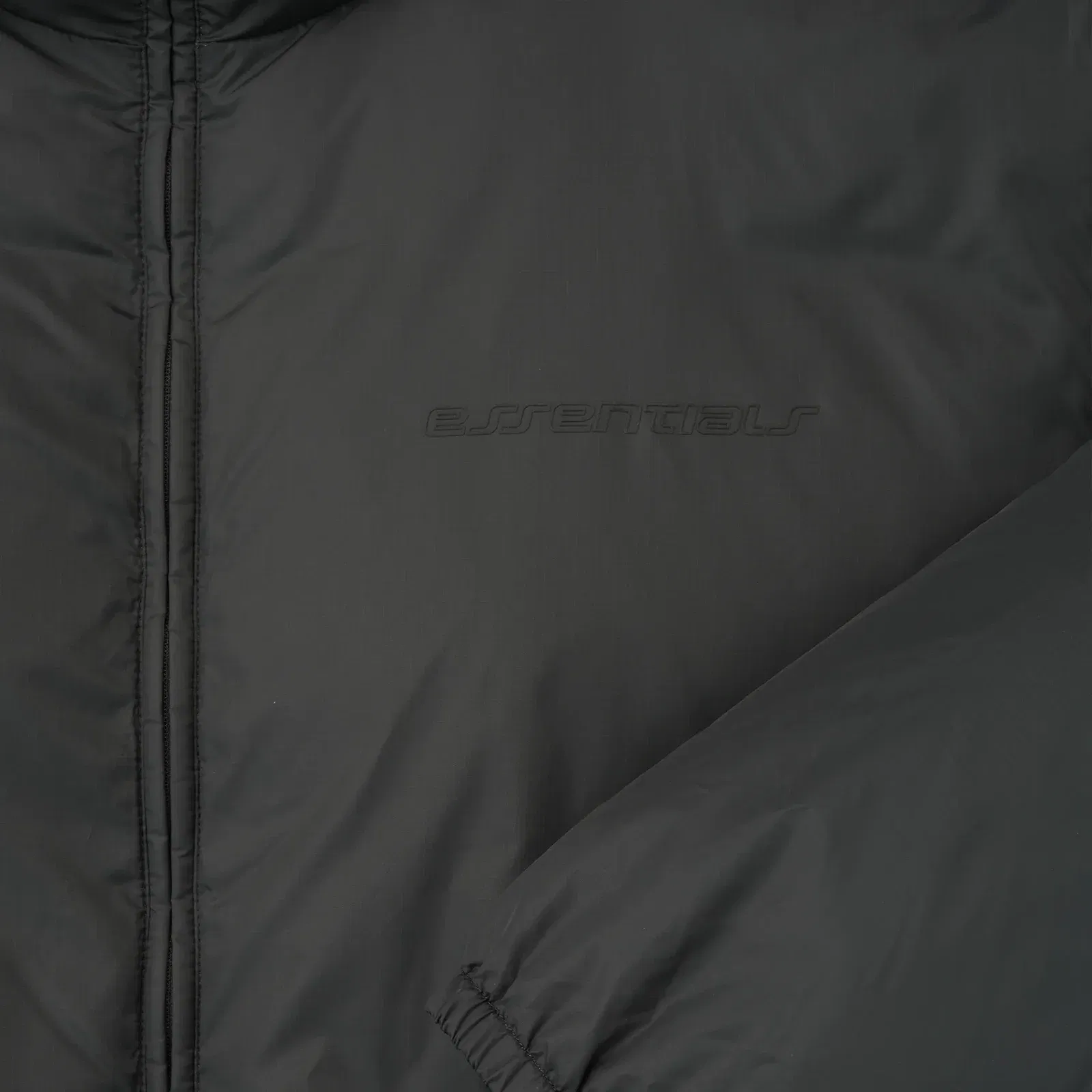 Fear Of God Essentials Ripstop Nylon Puffer Jacket Iron Grey