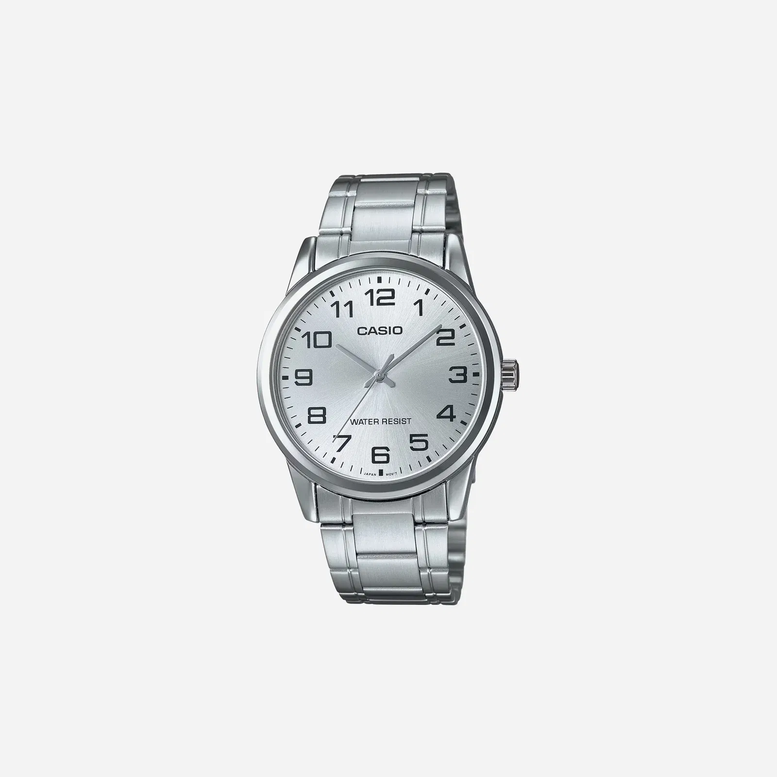 Casio Standard MTP-V001D-7B SIlver Dial Stainless Steel Watch