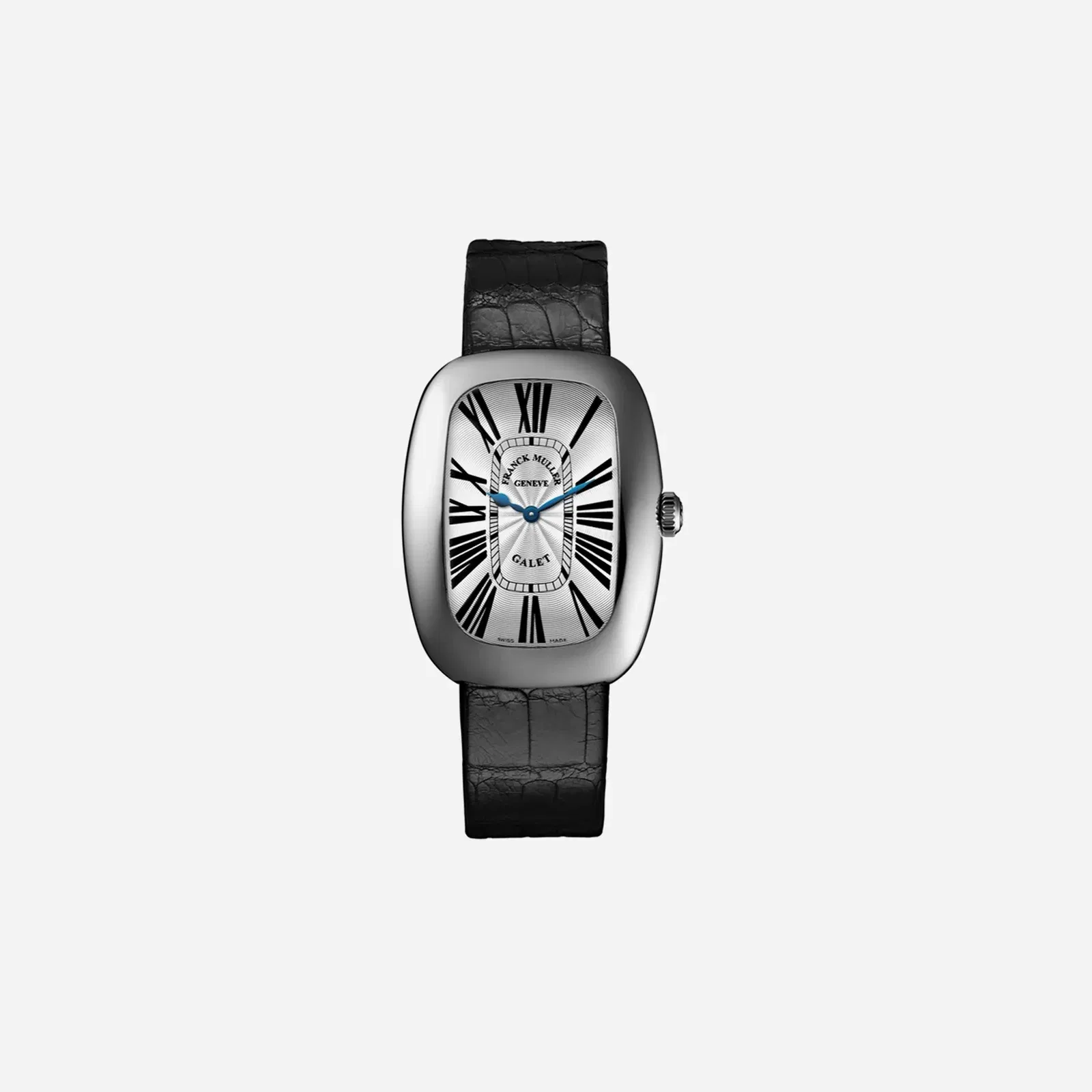 Franck Muller Galet White Dial Leather Strap Watch WMNS - 3002-M-QZ-R-AC