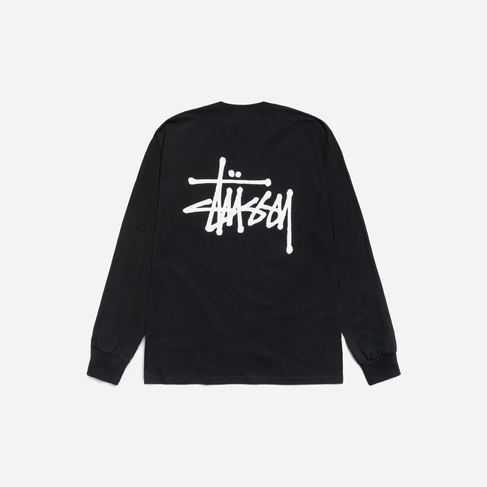 Stussy Basic Long Sleeve T-Shirt Black