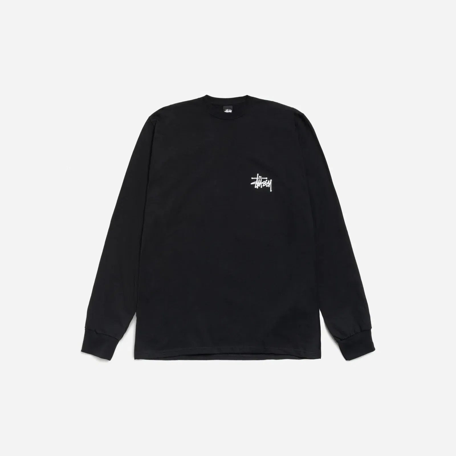 Stussy Basic Long Sleeve T-Shirt Black