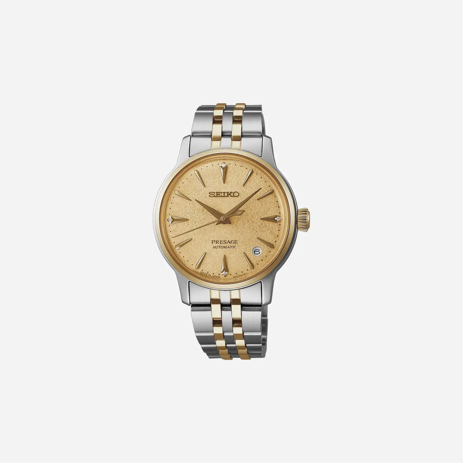 Seiko Presage Ladies Diamond Cocktail Time - Gold - SRPL64J1