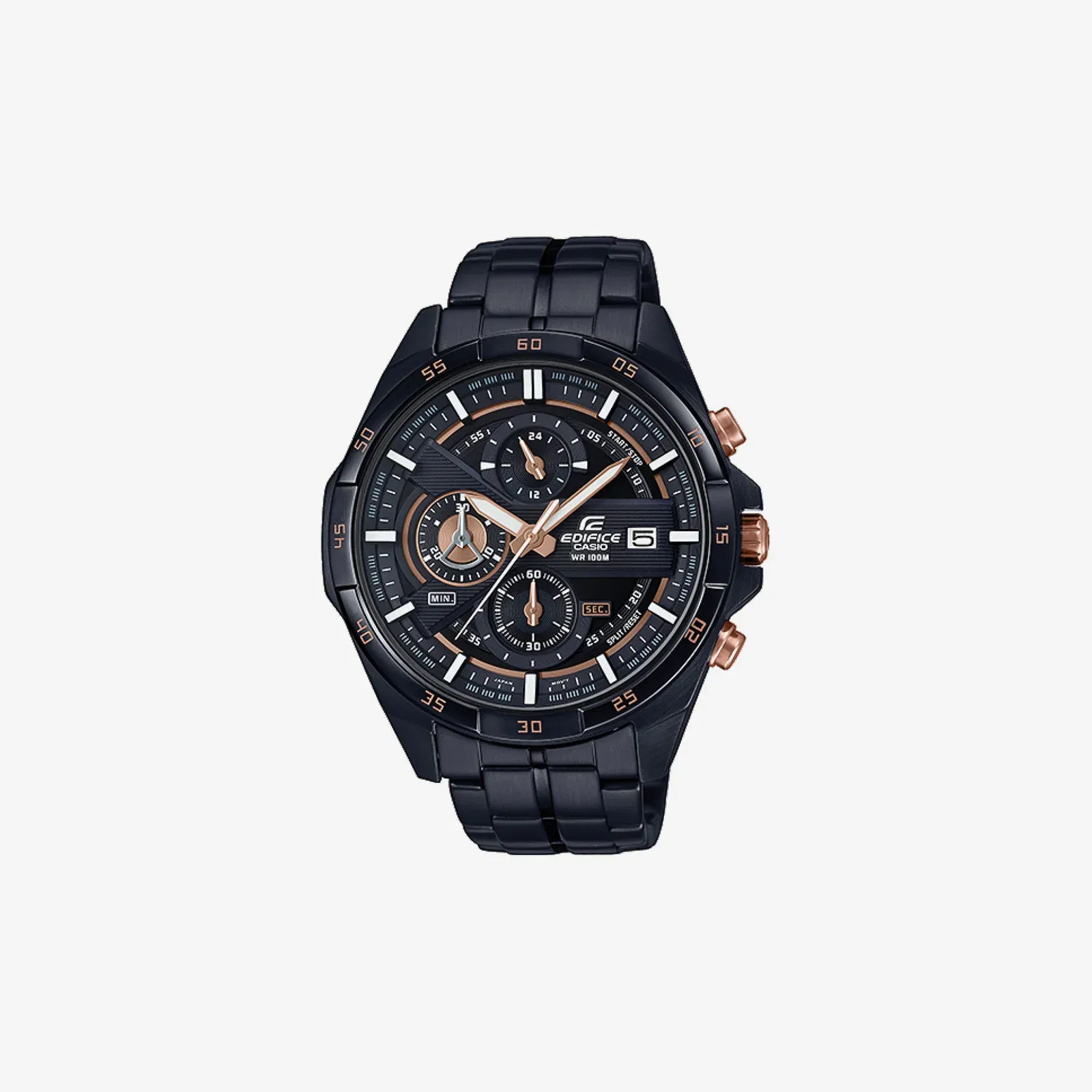 Casio Edifice EFR-556DC-1AVUDF Quartz Black Dial Chronograph Stainless Steel Watch