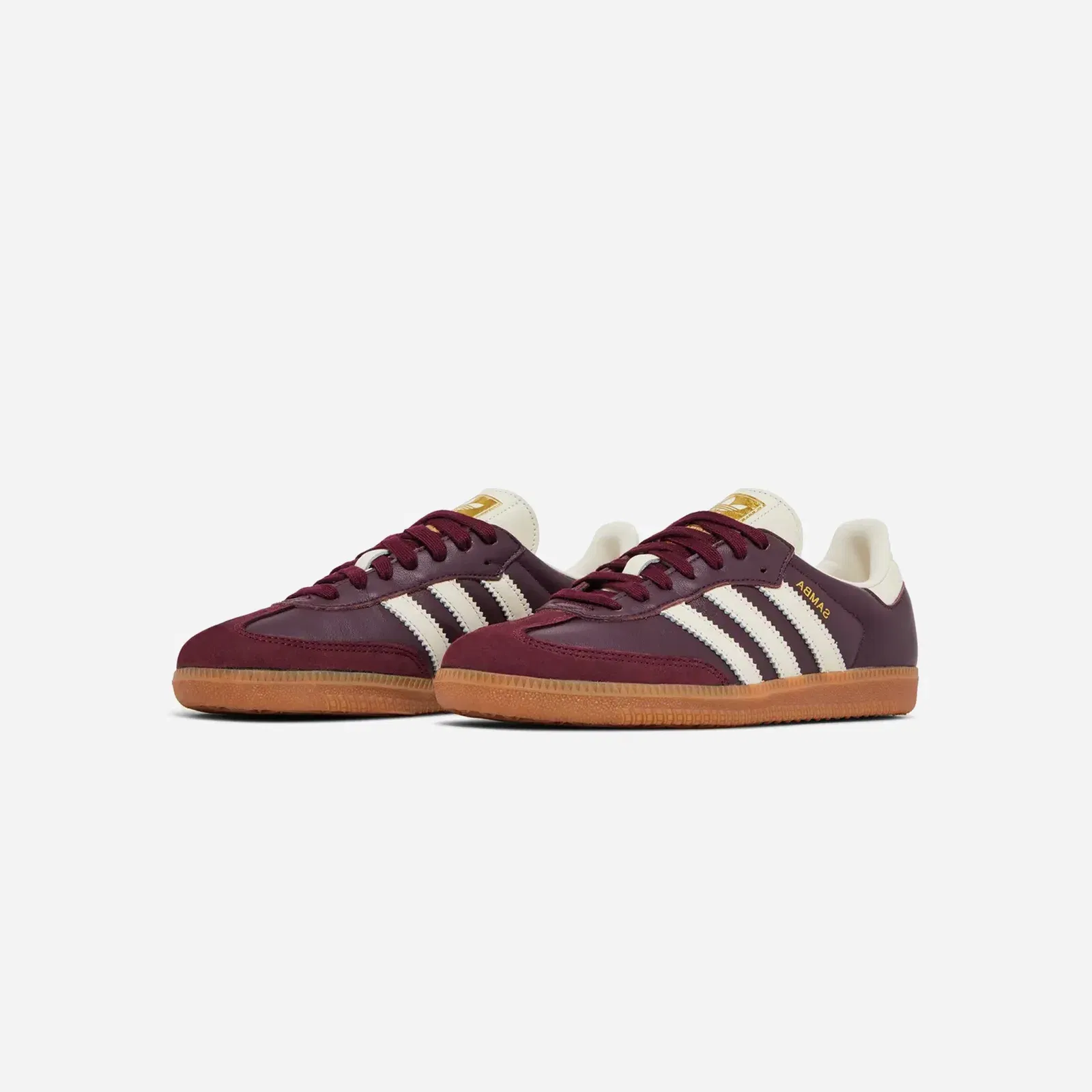 Adidas Wmns  Samba OG Maroon Gold Metallic