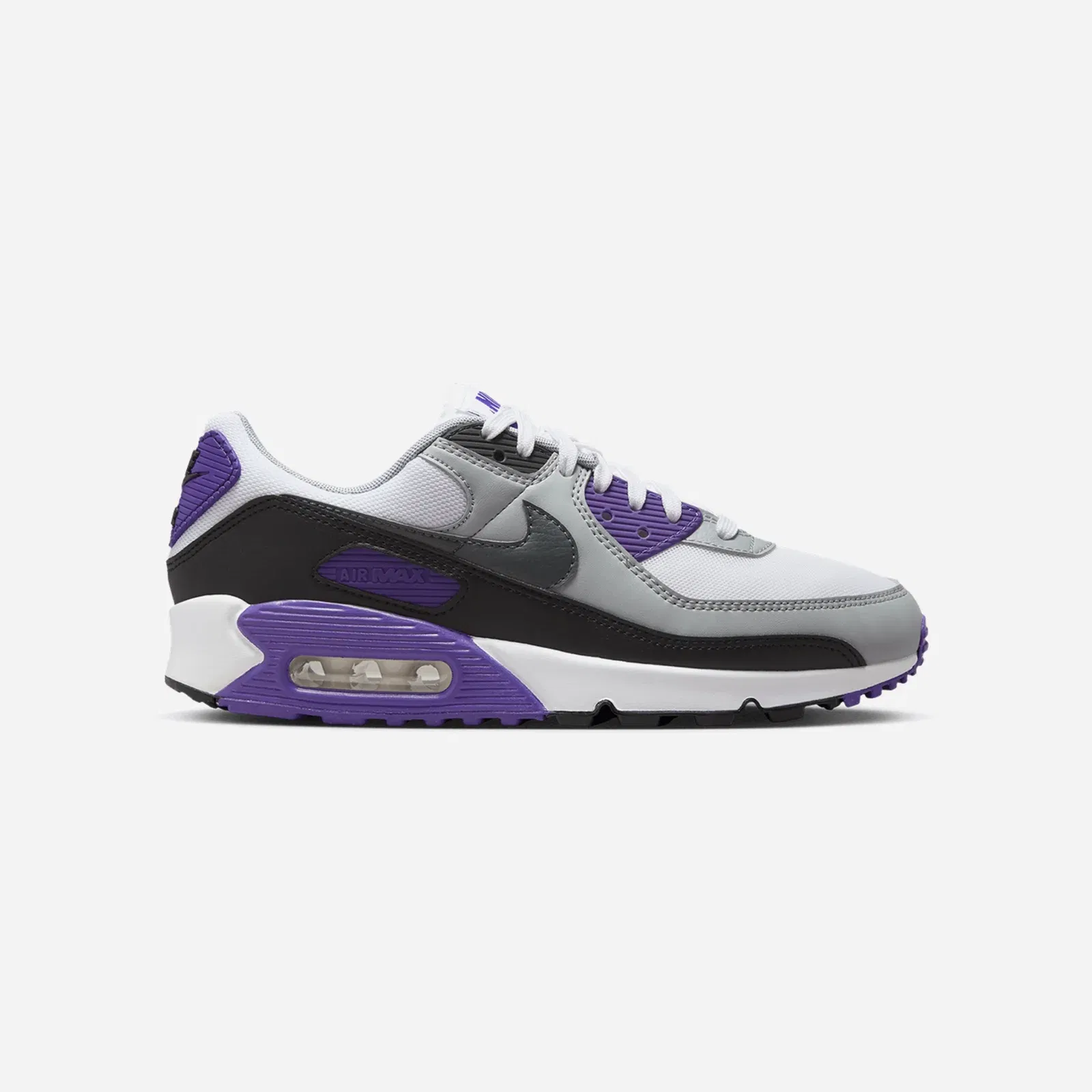 Nike Air Max 90 White Iron Grey Black Wolf Grey
